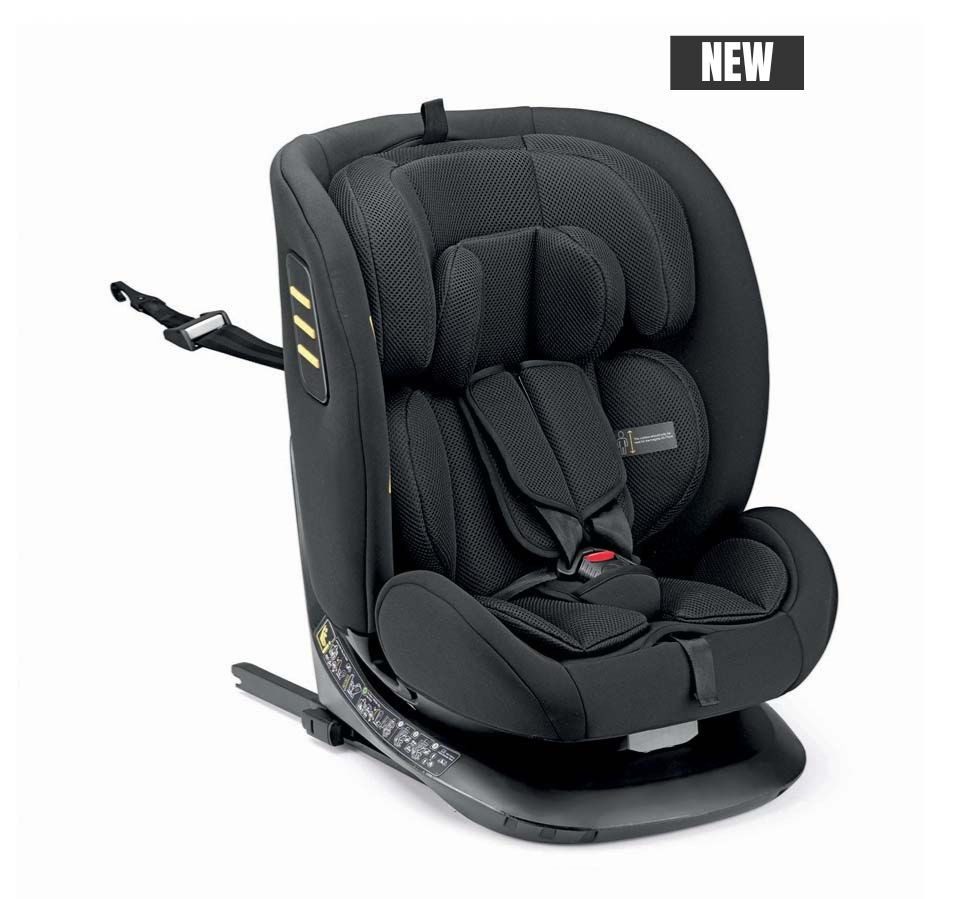 CAM Autokindersitz CAM Trip I-Size Auto Kindersitz mitwachsend von 40 bis 150 cm Isofix, Minimalistisches Design mit hochwertigen, waschbaren Bezügen