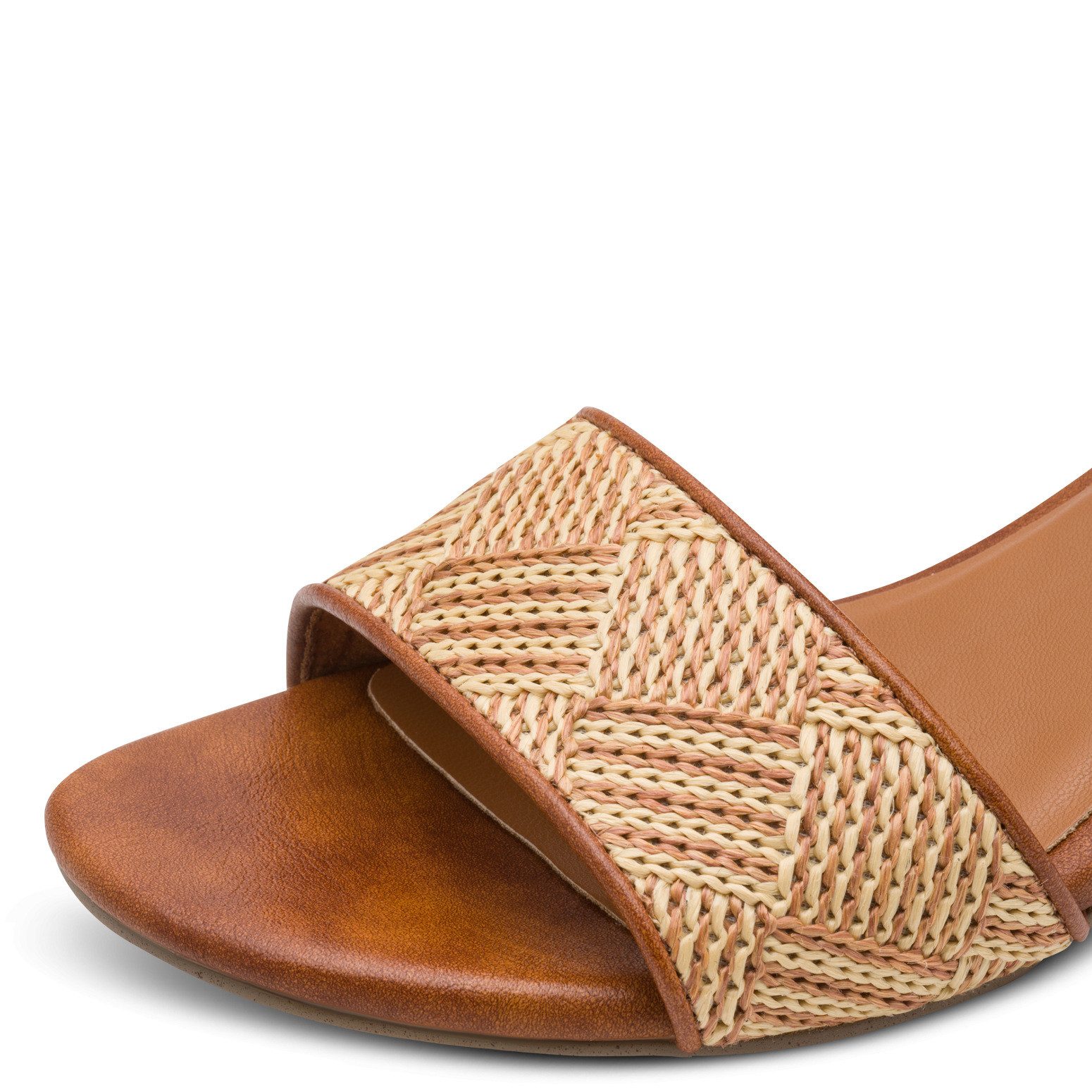MARCO TOZZI Sandalette Blockabsatz, Sommerschuh, Riemchensandale mit verstellbarer Schnalle