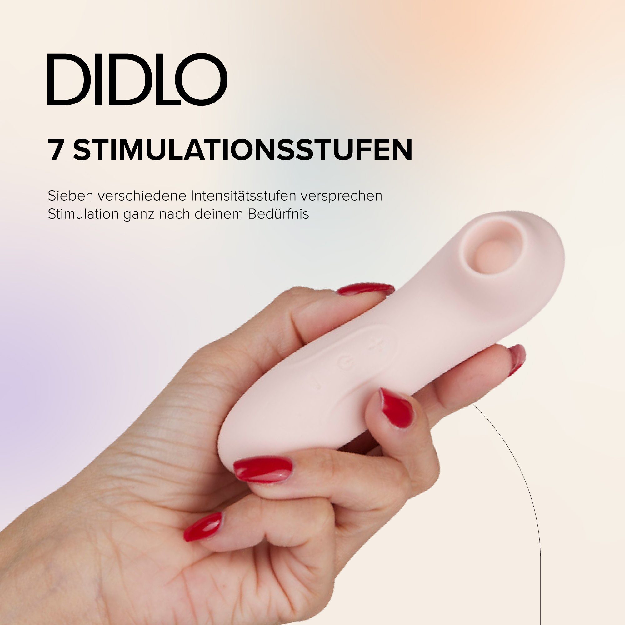 Stimulator DIDLO Saugfunktion rosa Klitoris Klitoris-Stimulator, mit
