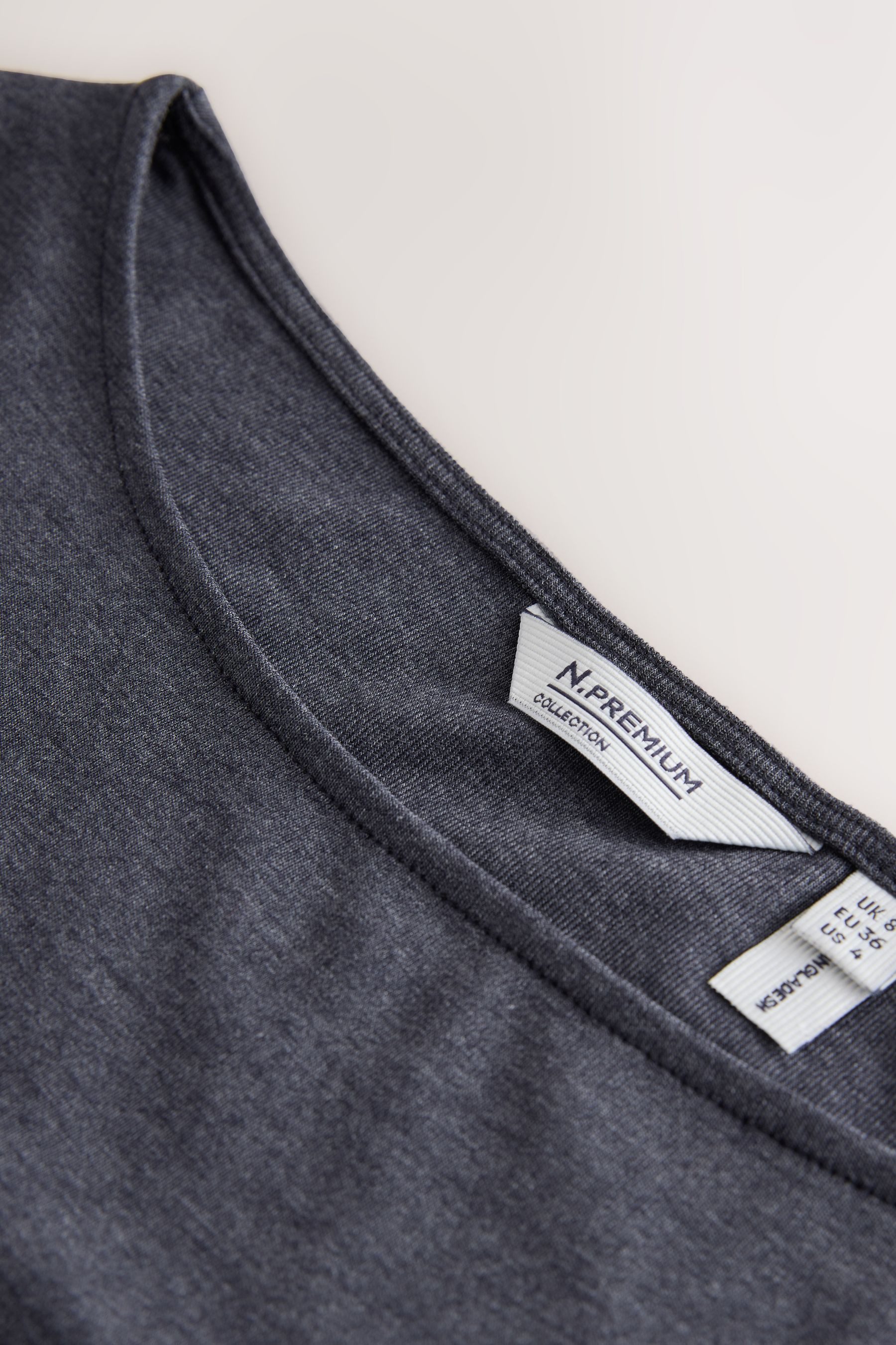 Next Blusenshirt N. Premium Langarm-Oberteil mit U-Boot-Ausschnitt (1-tlg)
