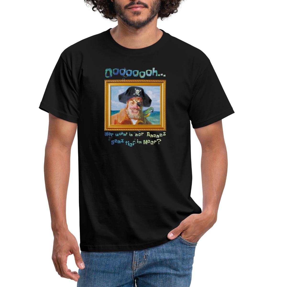 Spreadshirt T-Shirt SpongeBob Schwammkopf Painty Pirat Männer T-Shirt (1-tl günstig online kaufen