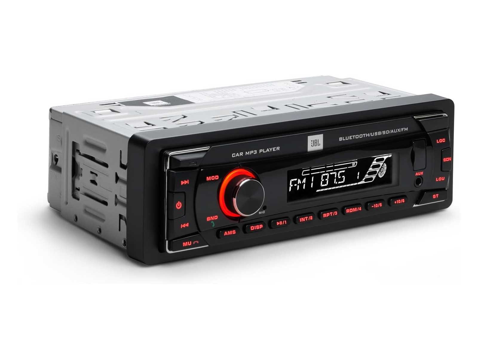 JBL JBL Celebrity 100 1-DIN Autoradio MP3 Bluetooth USB SD AUX FM Autoradio (RDS, AM/FM Radio, Animiertes Display, Freisprecheinrichtung, 1 DIN)