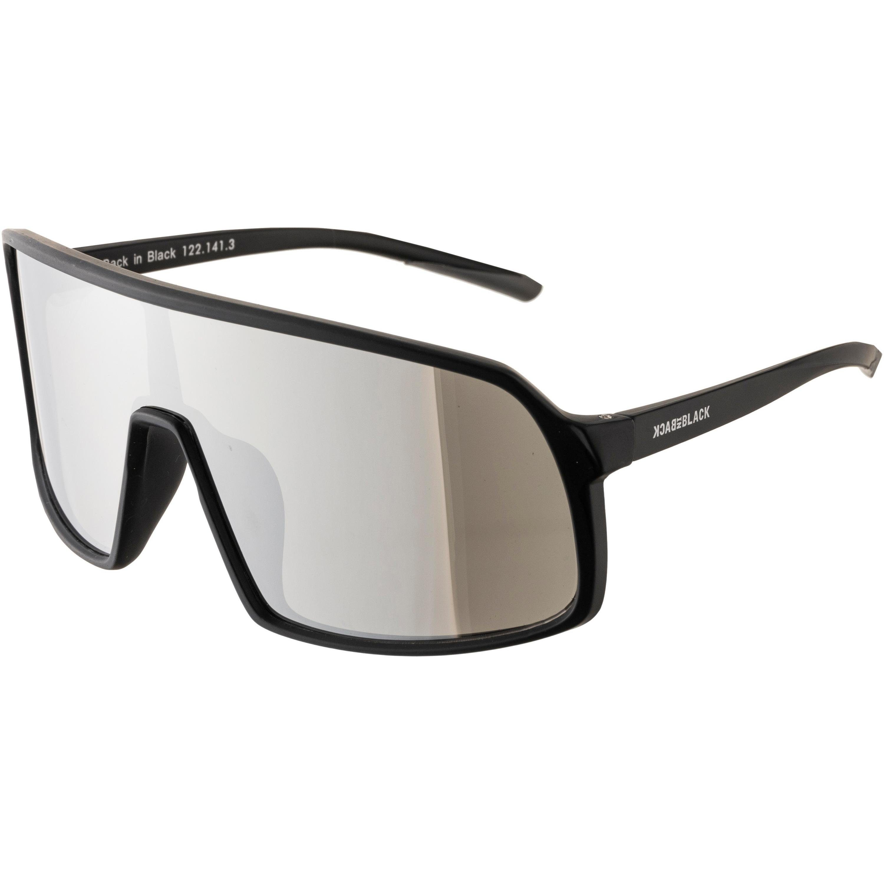 BACK IN BLACK Eyewear Sonnenbrille große Gläser, Verspiegelte Monoscheibe | Sonnenbrillen