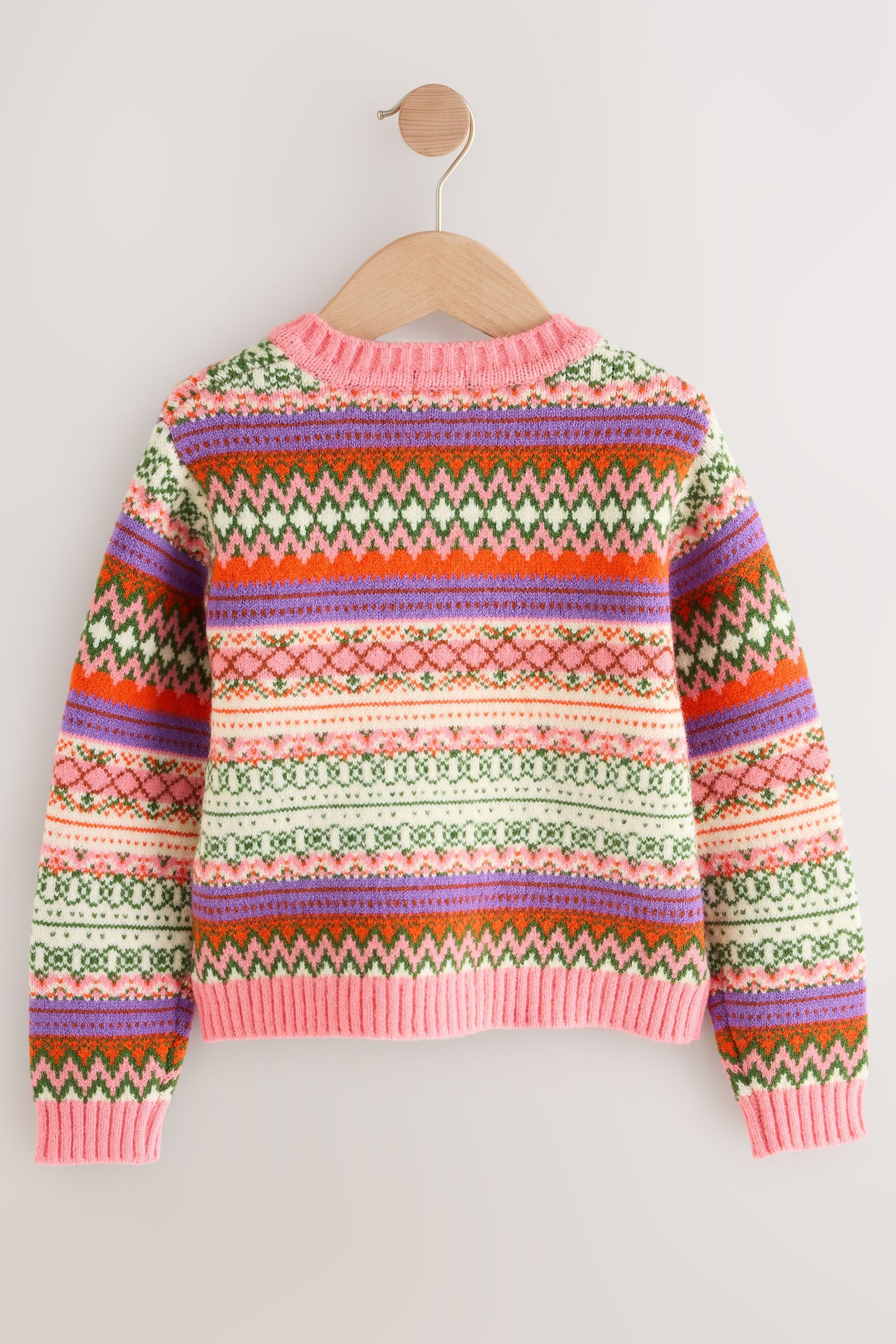 Next Strickjacke Cardigan mit Norwegermuster (1-tlg) günstig online kaufen