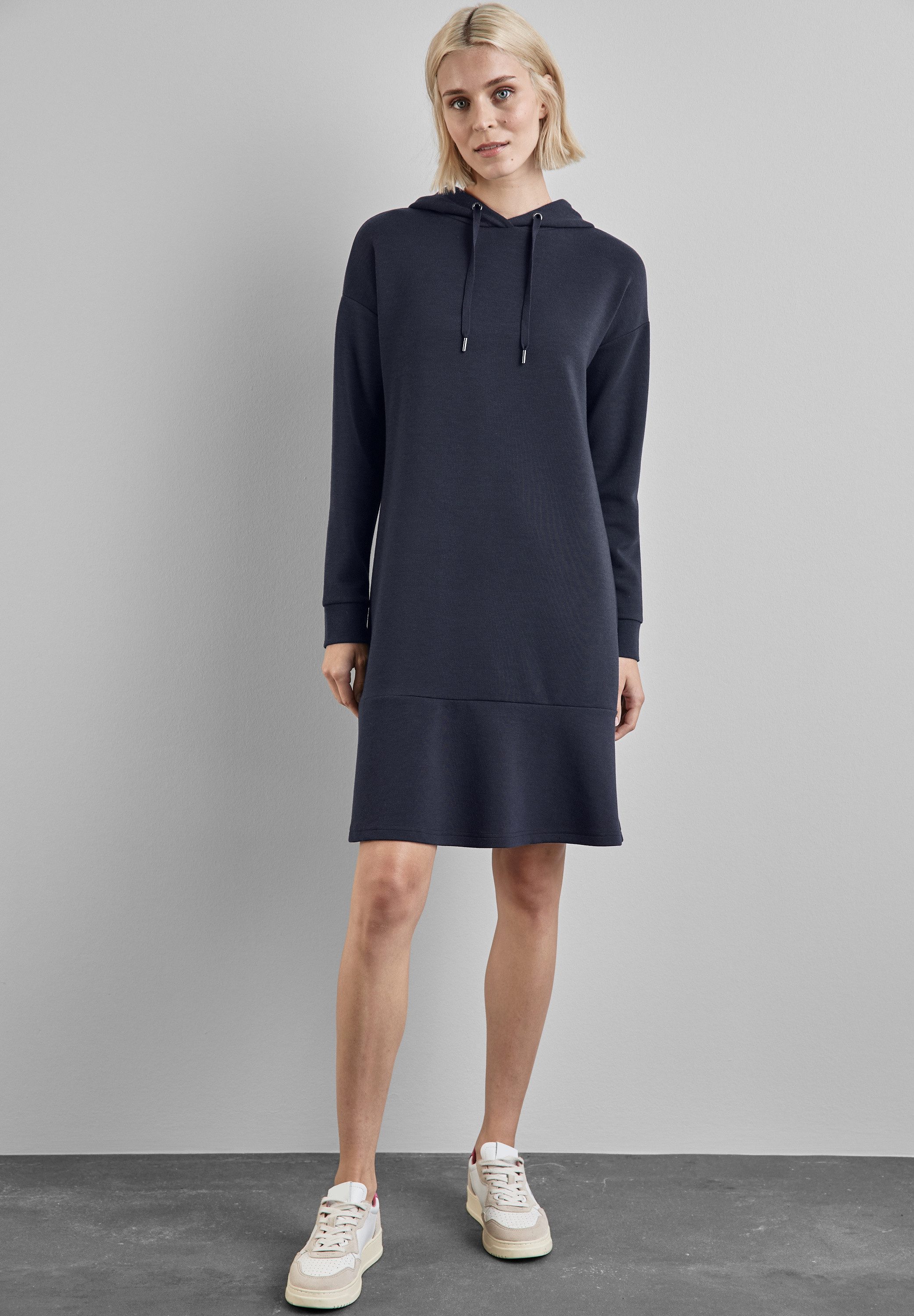 STREET ONE Sweatkleid mit Kapuze