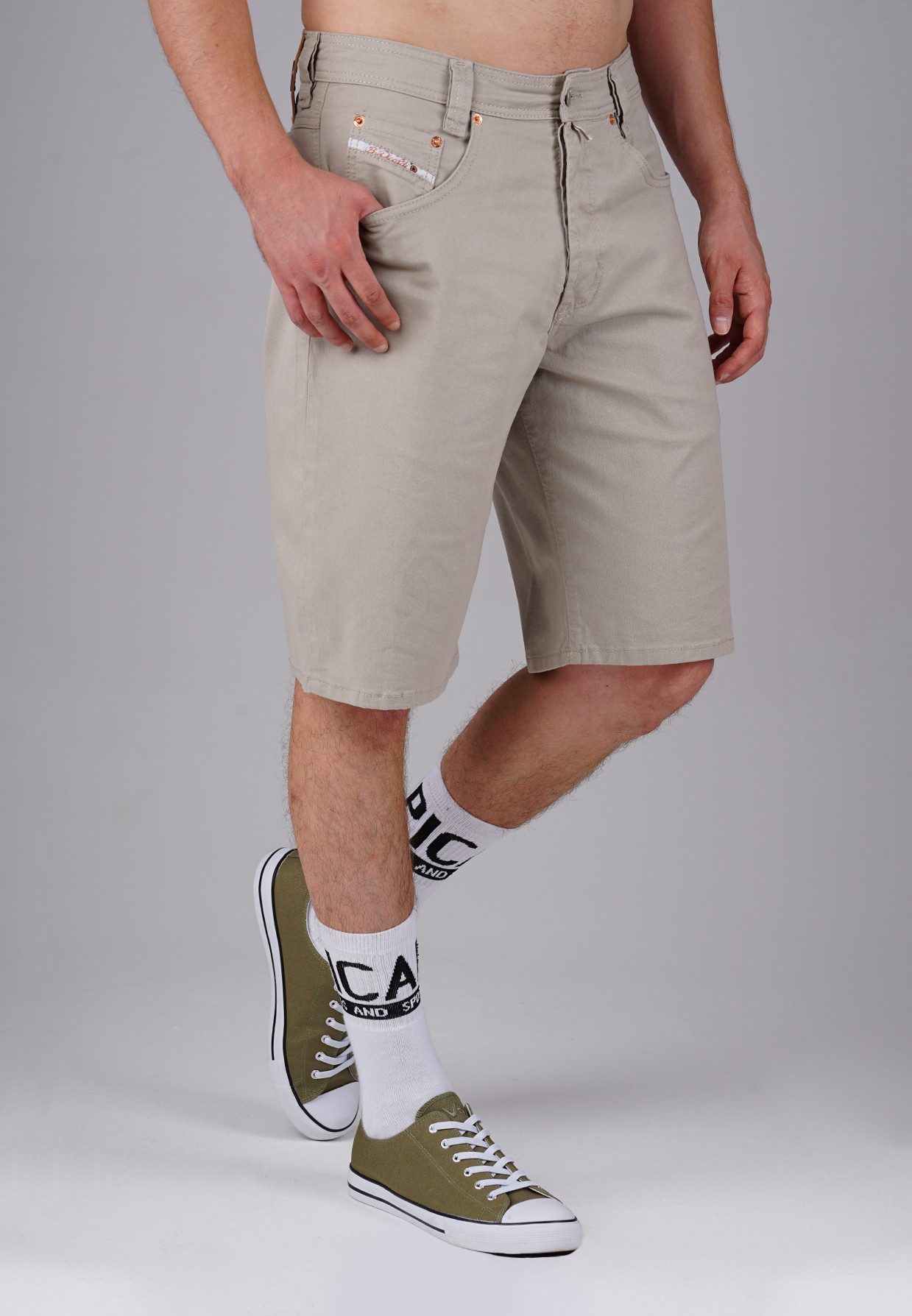 PICALDI Jeans Shorts Gabardine Sum (1-tlg) Clean-Look