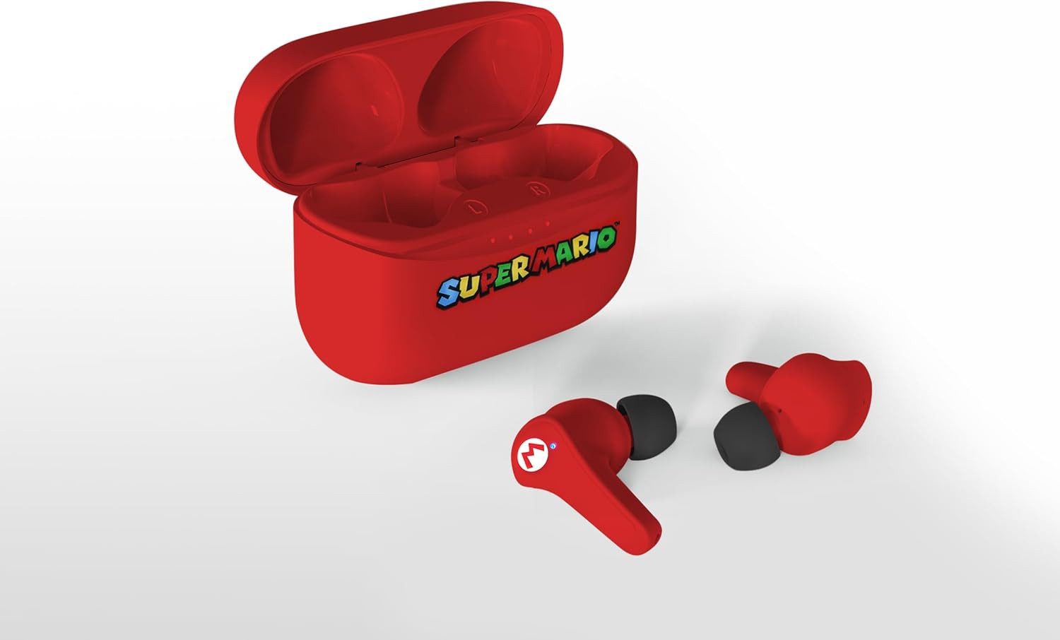 OTL Super Mario in-Ear Kopfhörer mit Ladebox Bluetooth-Kopfhörer (Bluetooth, kinderfreundliche Lautstärkebegrenzung)