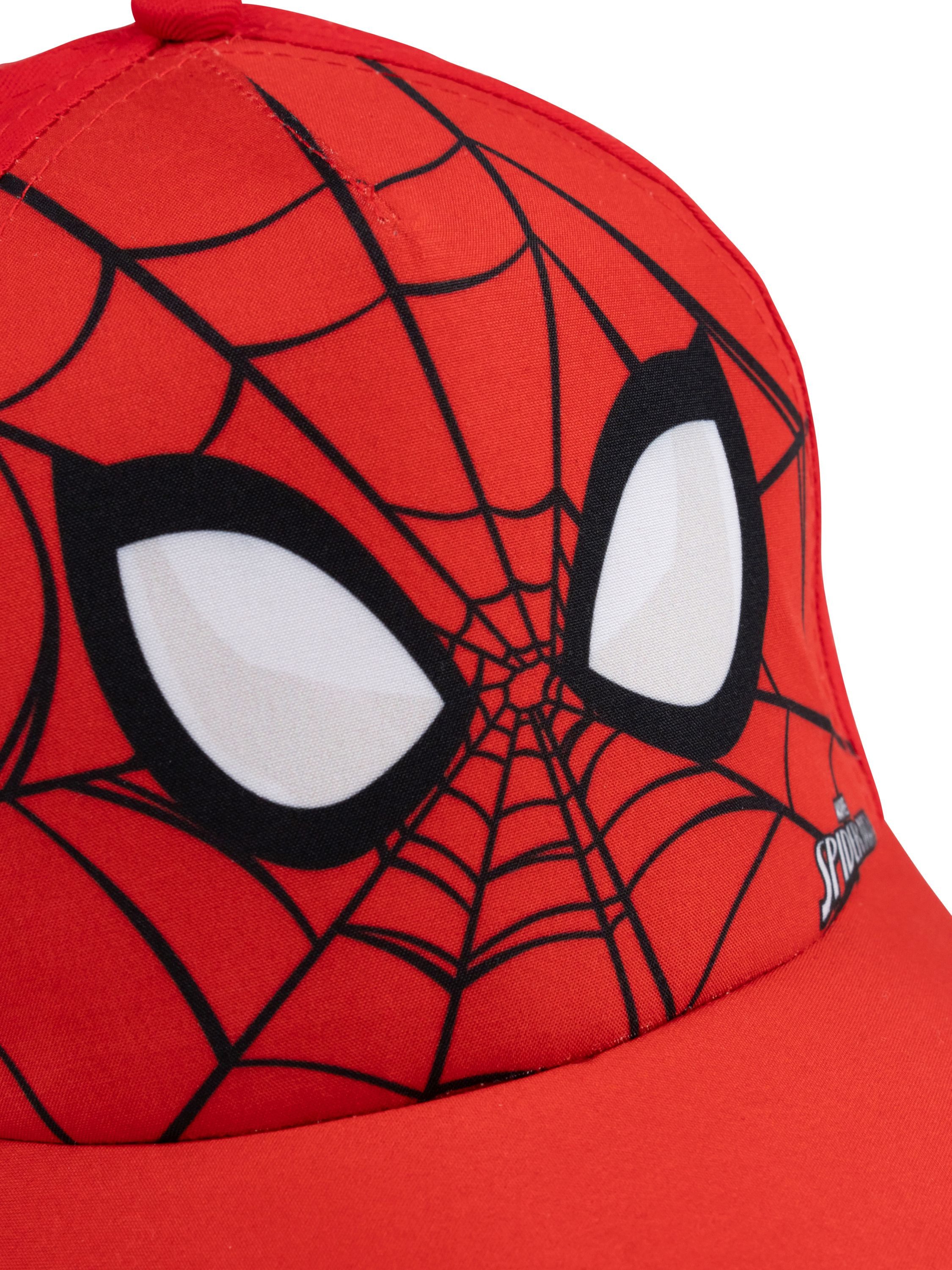 United Labels® Baseball Cap Marvel Spiderman Kappe Cap Basecap Baseballkappe verstellbar
