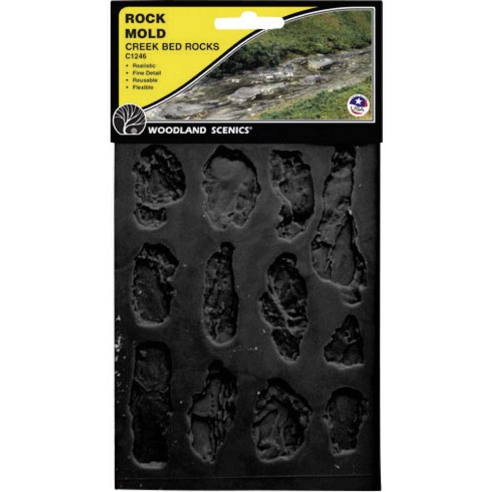 Modelleisenbahn-Fertiggelände Fels-Giesformen (Rock Molds