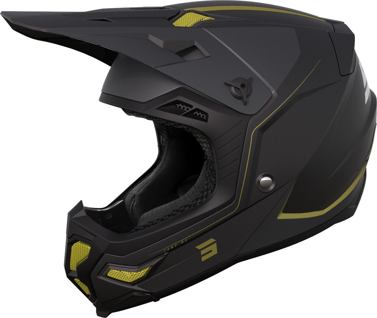 Shot Motocrosshelm Core Comp Motocross Helm, Notfallsystem-Polsterung (EQRS)