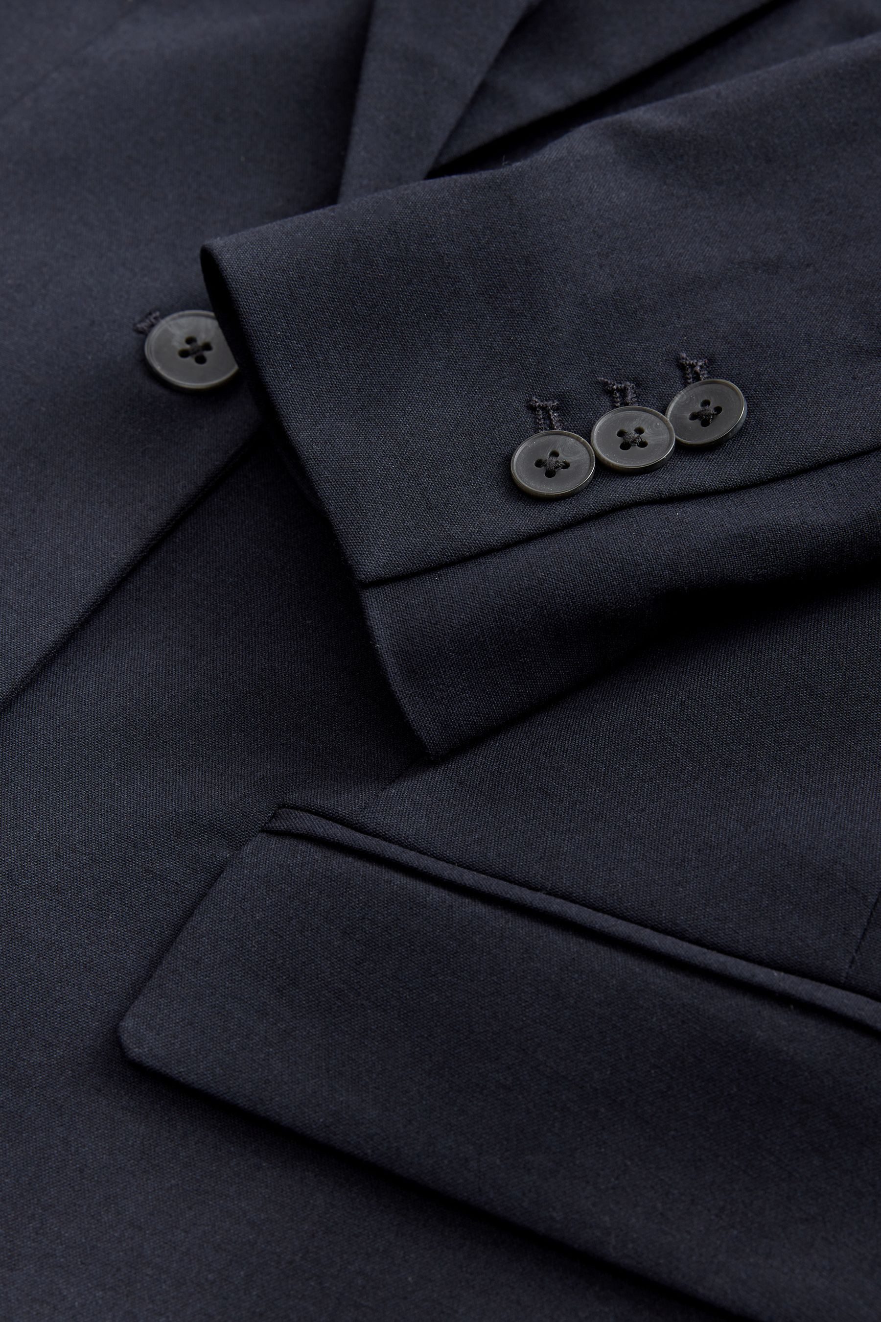 Next Jackenblazer Tailored Einreihiger Blazer mit Wollanteil (1-tlg) – Bild 3 von 5