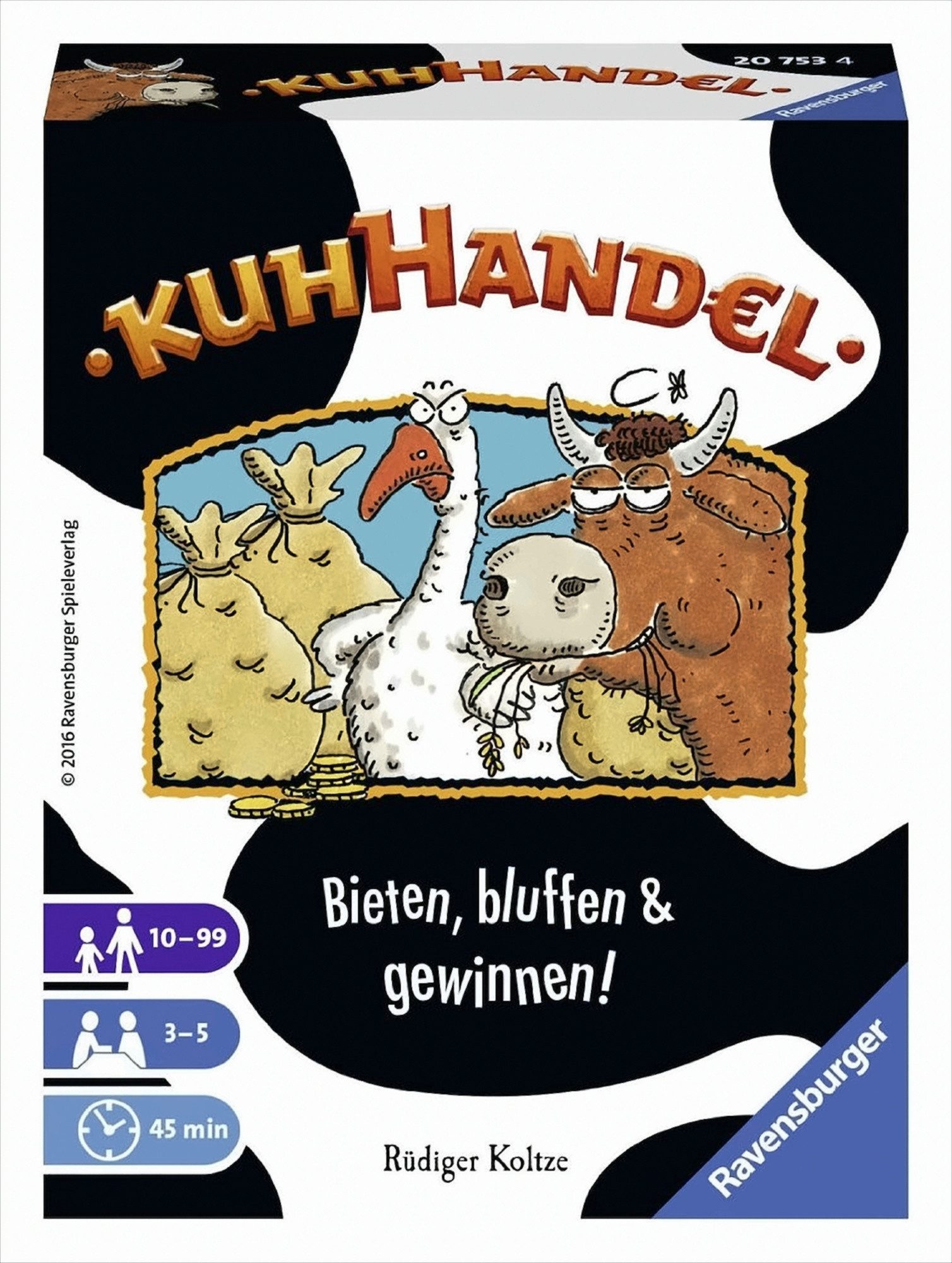 Ravensburger Spiel Kuhhandel - Bieten, bluffen & gewinnen!