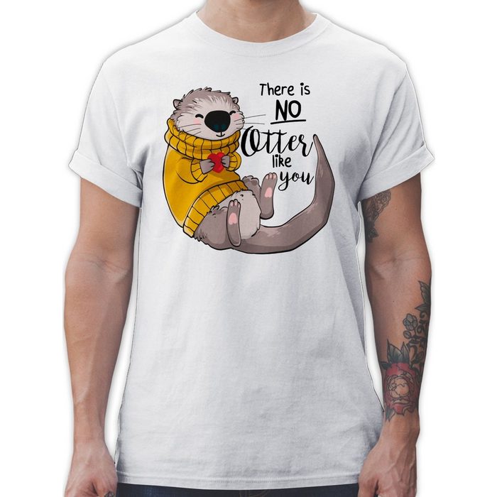 Shirtracer T-Shirt There is no Otter like you - Sprüche Statement mit Spruch - Herren Premium T-Shirt otter herren - tshirt mit aufdruck - t shirt männer sprüche no