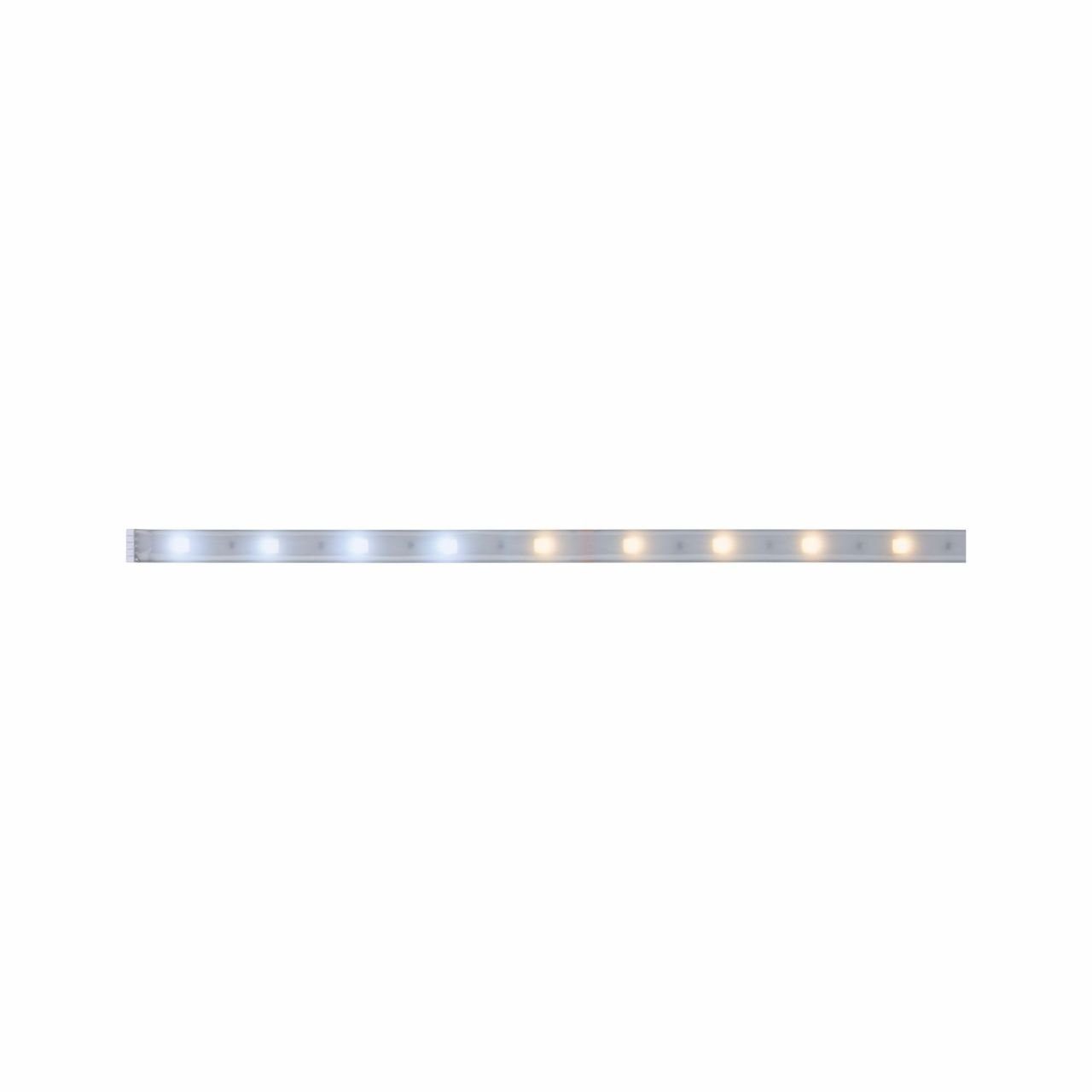 Paulmann LED-Streifen Paulmann MaxLED-Stripe 250 Silber Protect Cover 1m,  Dimmbar nicht Smart Home-fähig ohne Bewegungsmelder