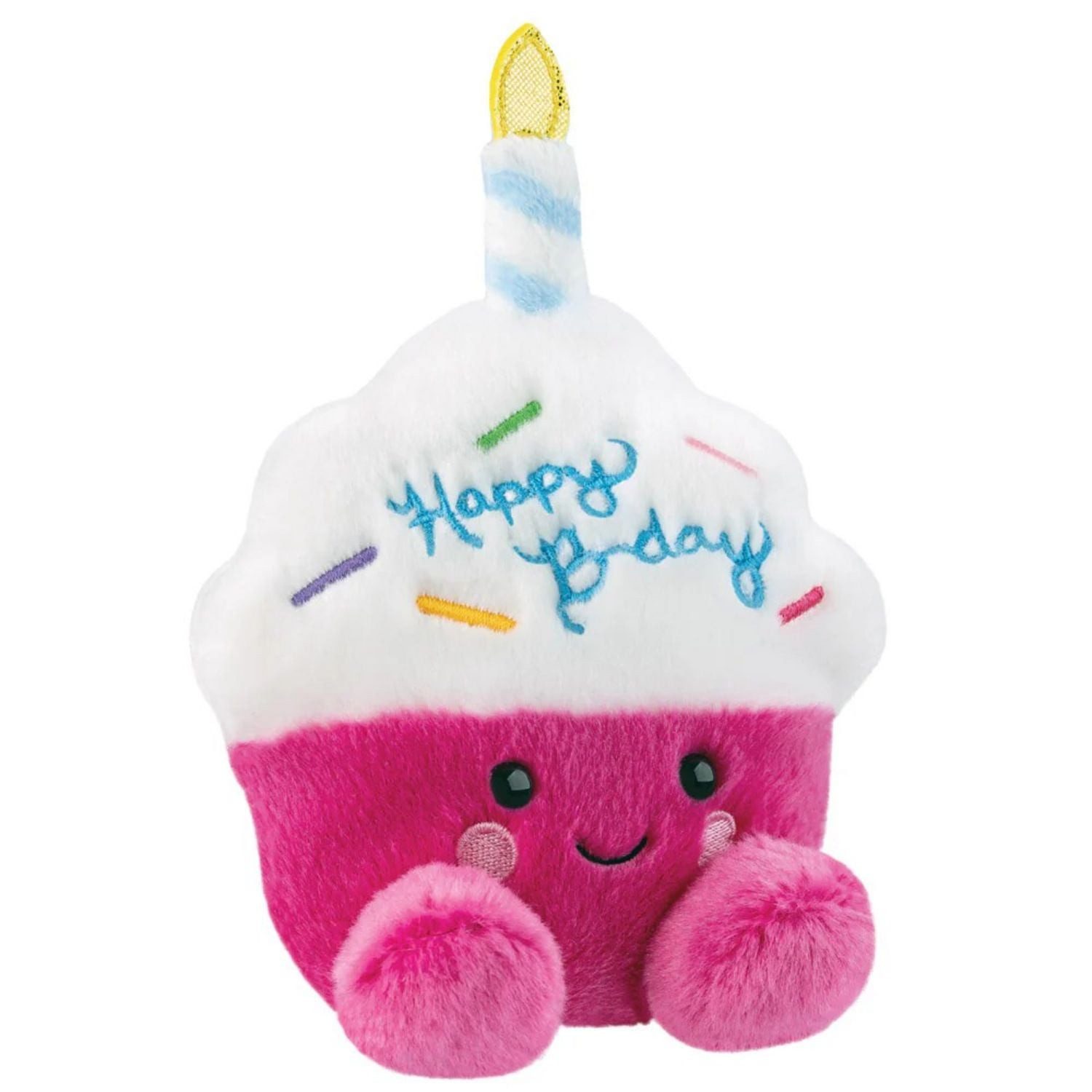 Aurora World Kuscheltier Aurora 61637 - Palm Pals Sparkle BDay Cupcake, Happy Birthday-Plüschfi