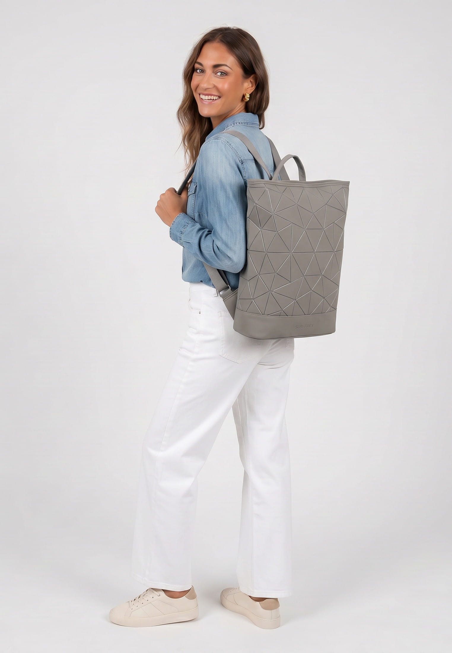 SURI FREY Cityrucksack SFY SURI Sports Jessy-Lu, Logo Prägung