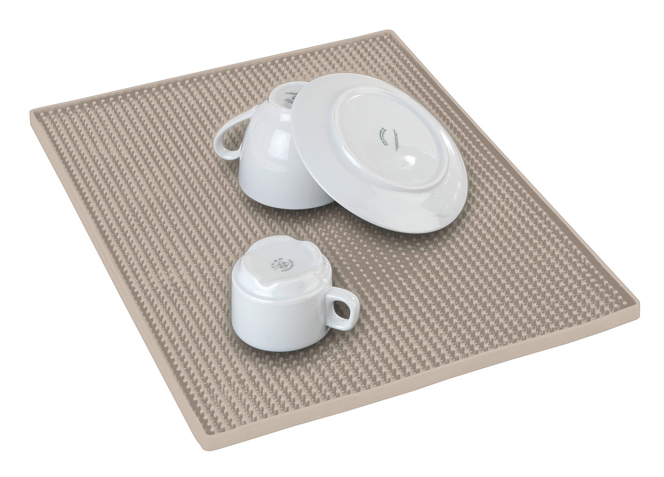 WENKO Abtropfmatte Modell Maxi, Spülmatte für Geschirr mit großer Oberfläche, spülmaschinengeeignet