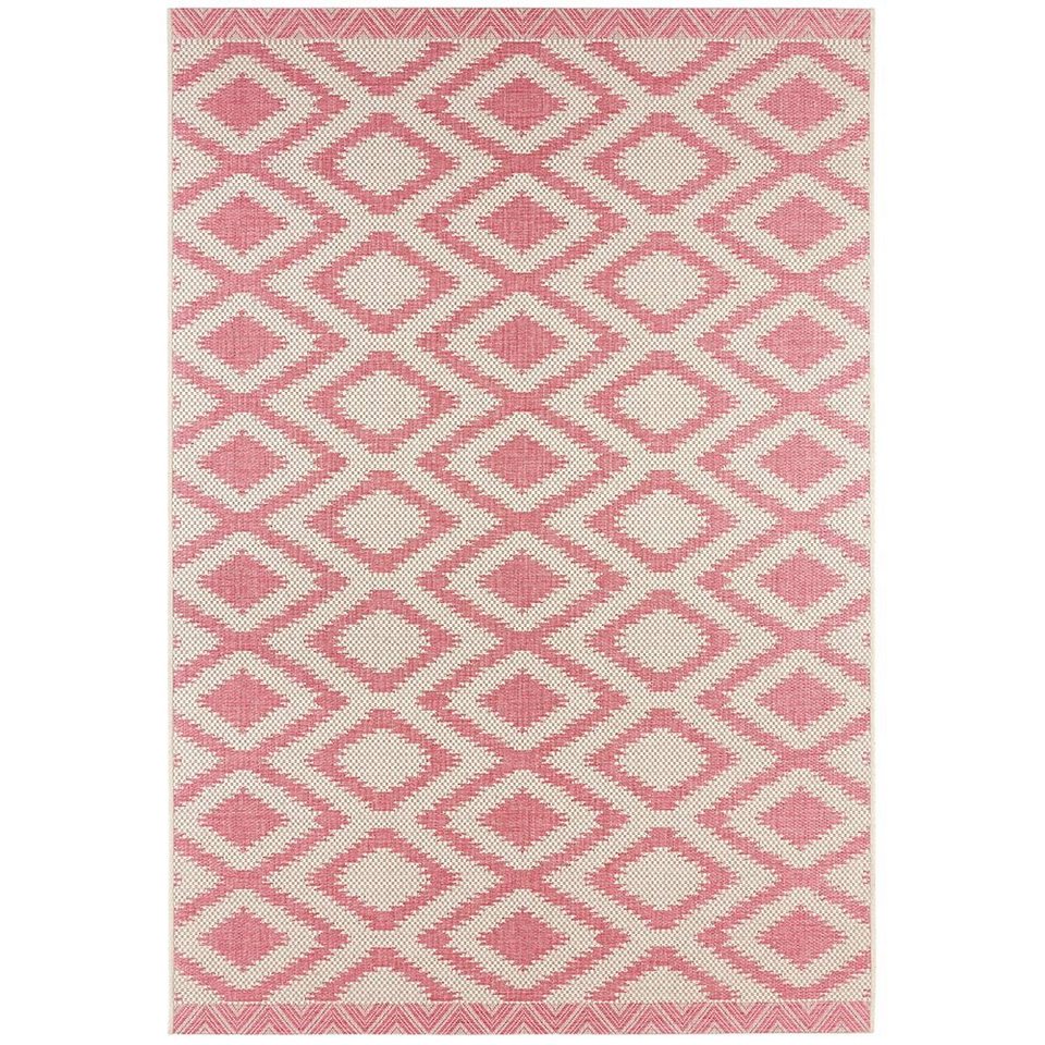 Teppich Outdoorteppich Isle Rosa Pink, NORTHRUGS, rechteckig, Höhe: 4 mm