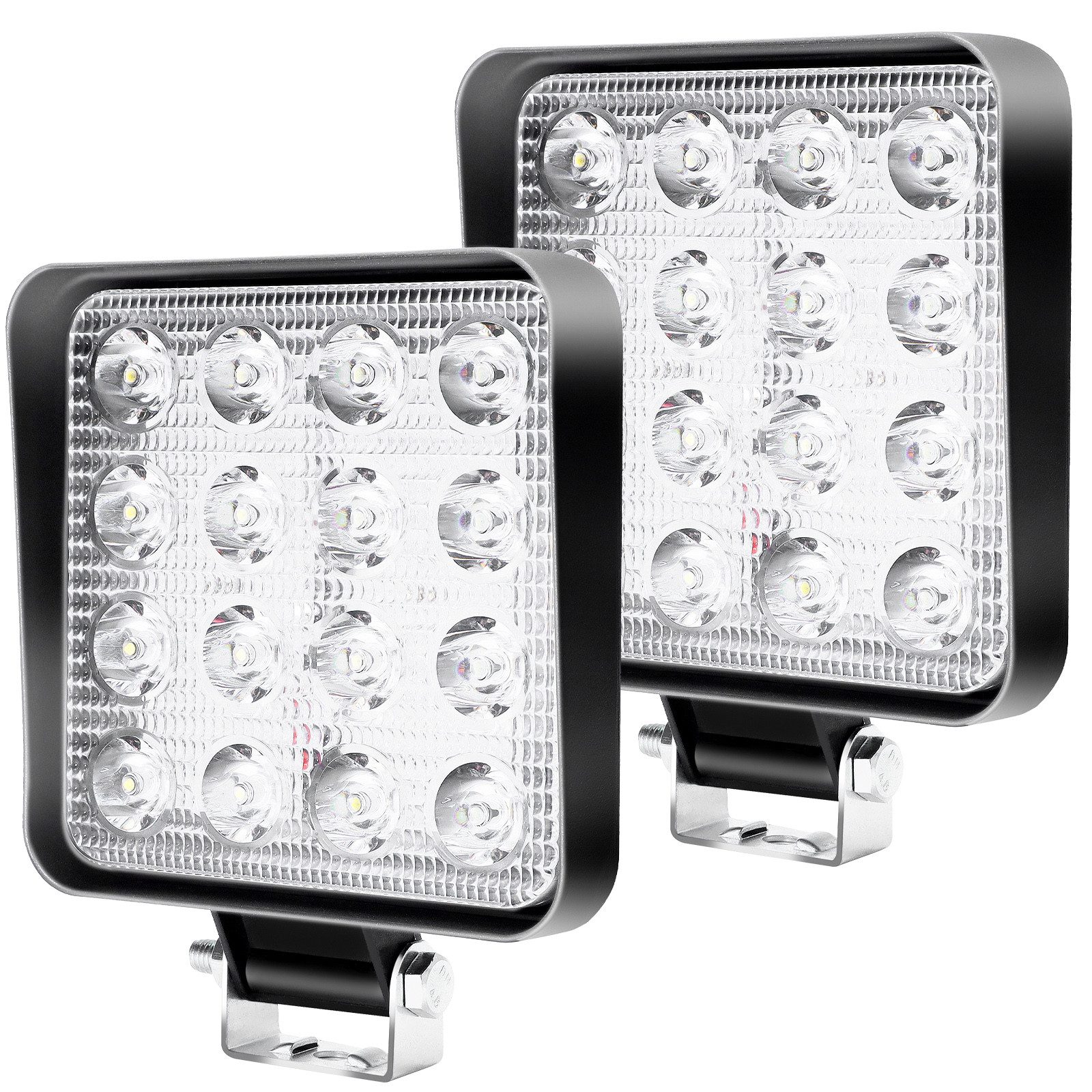 CCLIFE LED Scheinwerfer Led Arbeitsscheinwerfer 12V Scheinwerfer 48W Auto Traktor IP67 Offroad