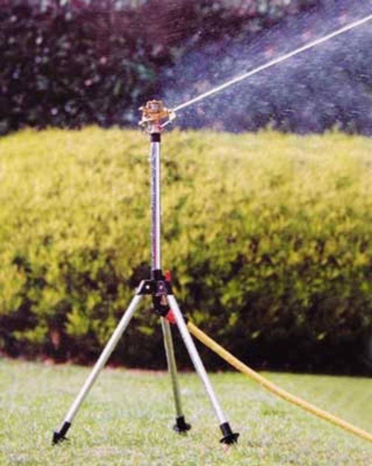 BURI Kreisregner Gartensprenger mit Stativ Teleskop Rasensprenger