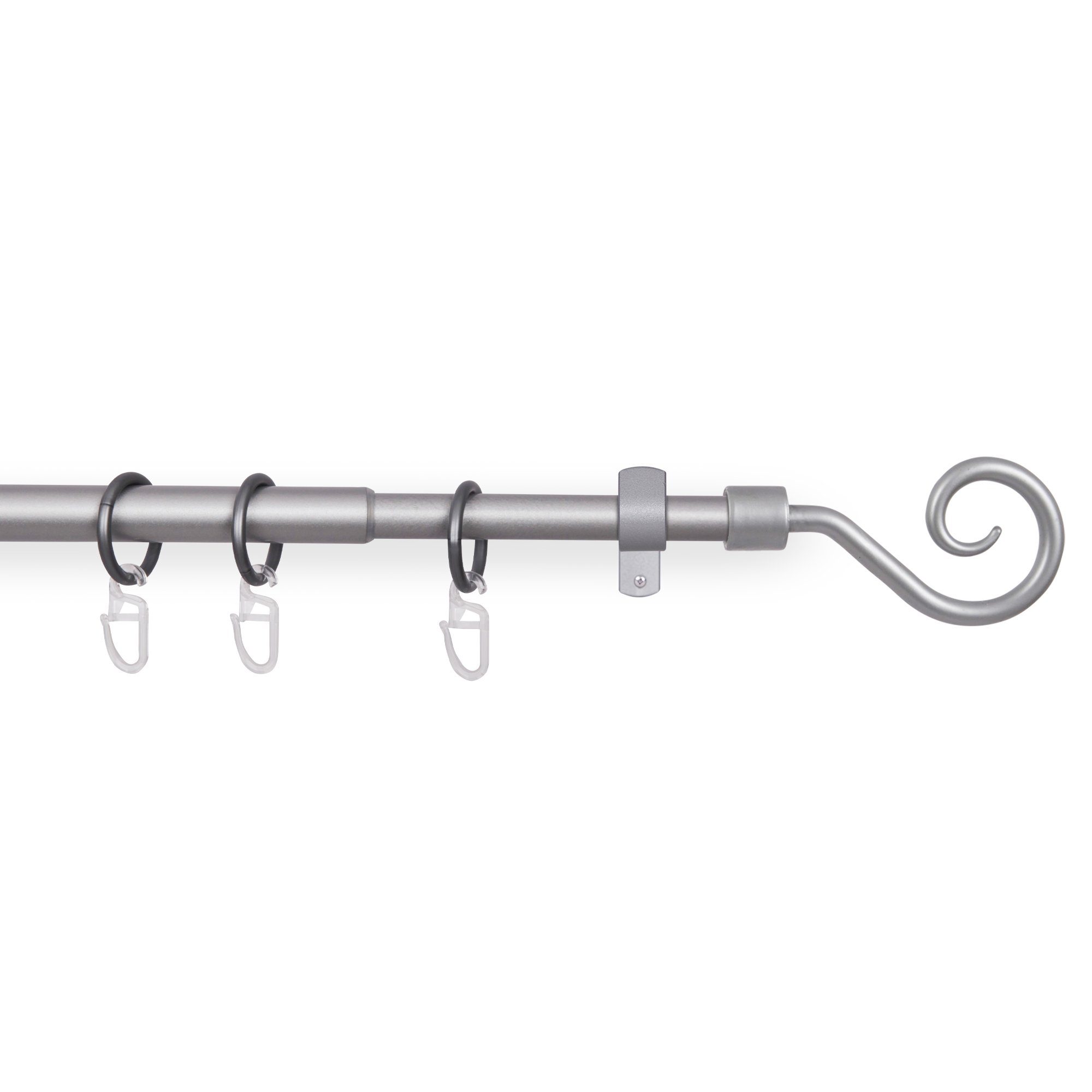 Bestlivings Gardinenstange Set mit dekorativen Endstücken, Ø 16 mm, 1-läufi günstig online kaufen