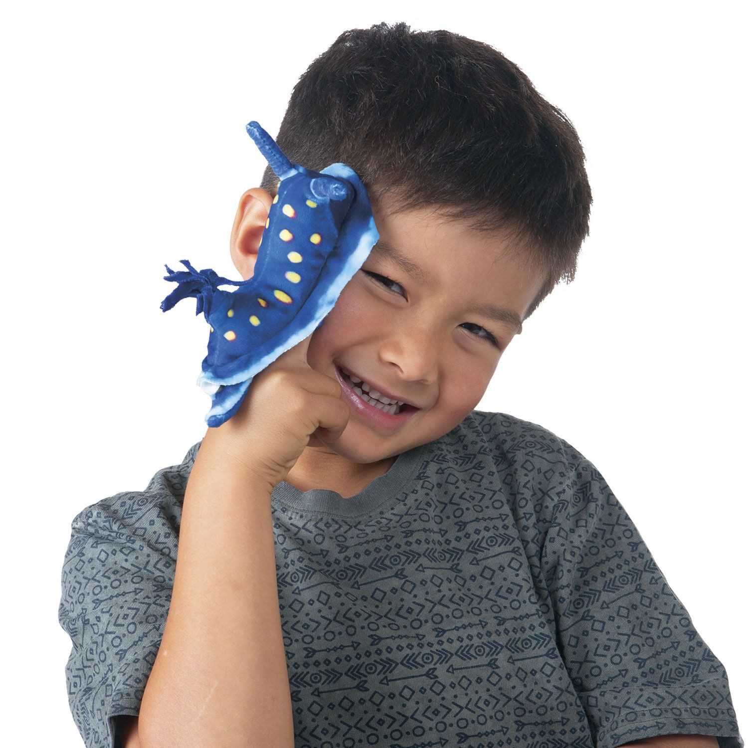 Folkmanis Handpuppen Handpuppe Folkmanis Handpuppe Mini Ozeanschnecke 8001 (Packung)