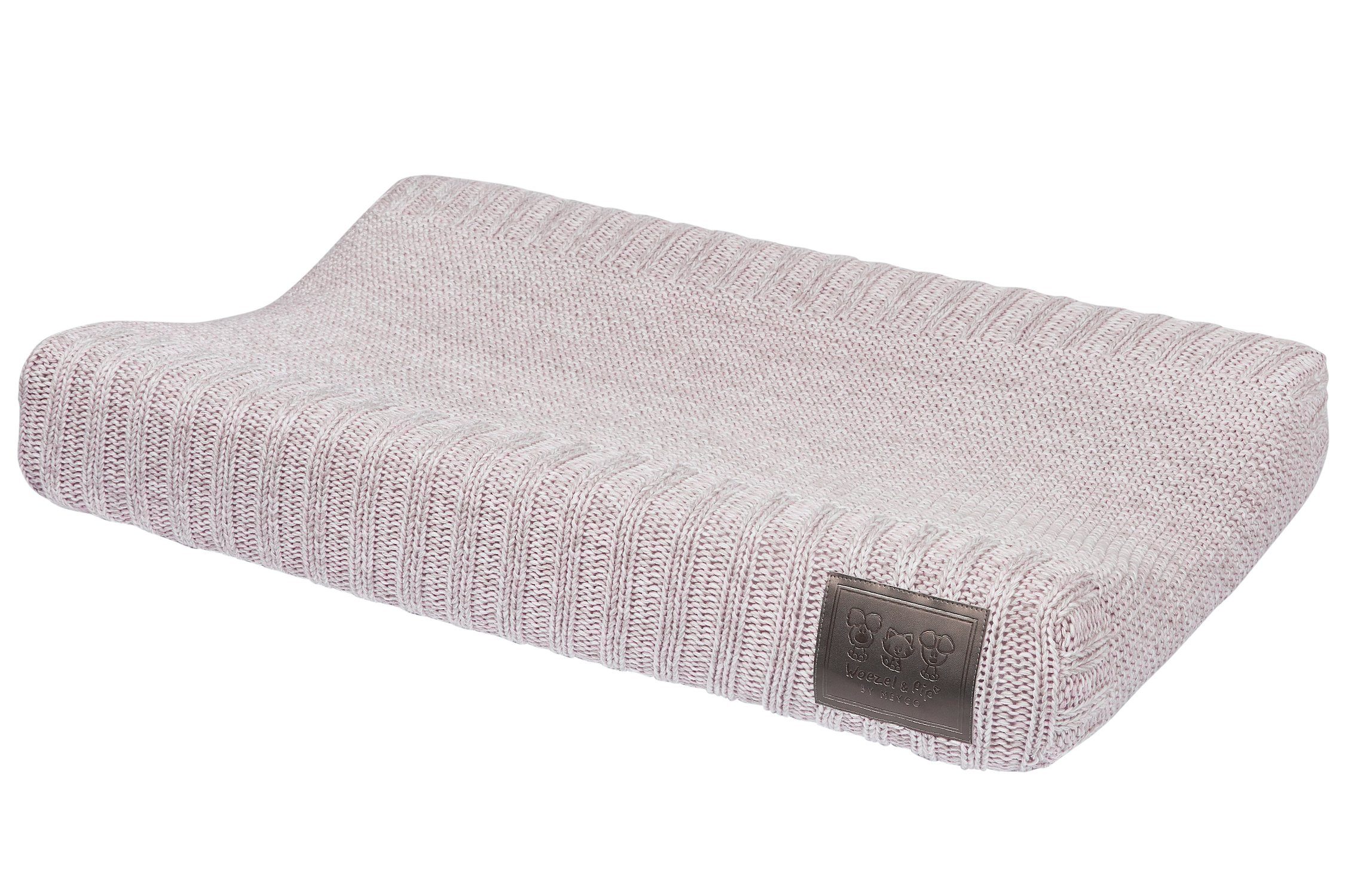 Meyco Baby Wickelauflagenbezug Woezel & Pip Pink (1-tlg), 50x70cm | Wickelauflagen-Bezüge