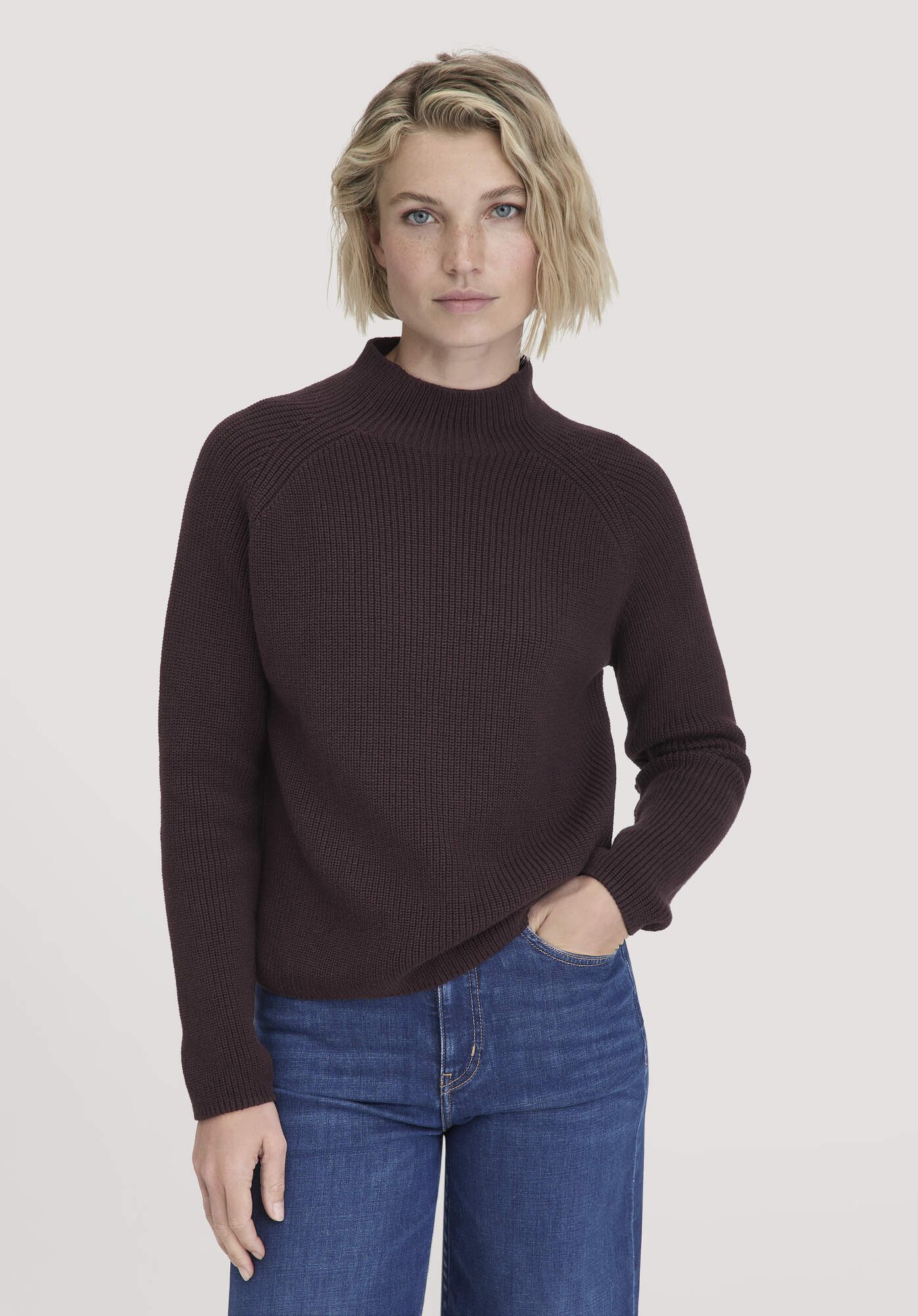 Hessnatur Strickpullover Relaxed aus reiner Bio-Baumwolle (1-tlg) günstig online kaufen