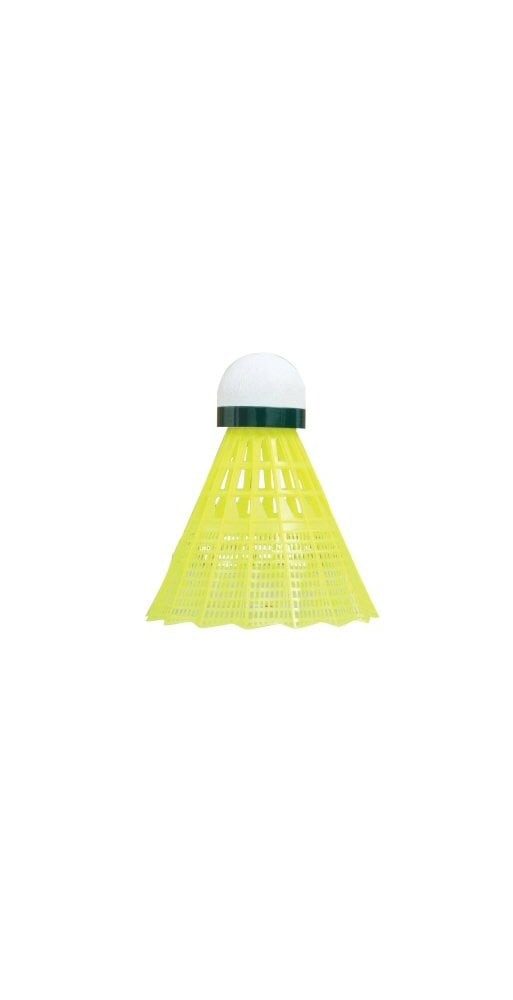 Talbot-Torro Badmintonball Tech 450 Nylon gelb Dose 6er, Geschwindigkeit: schnell