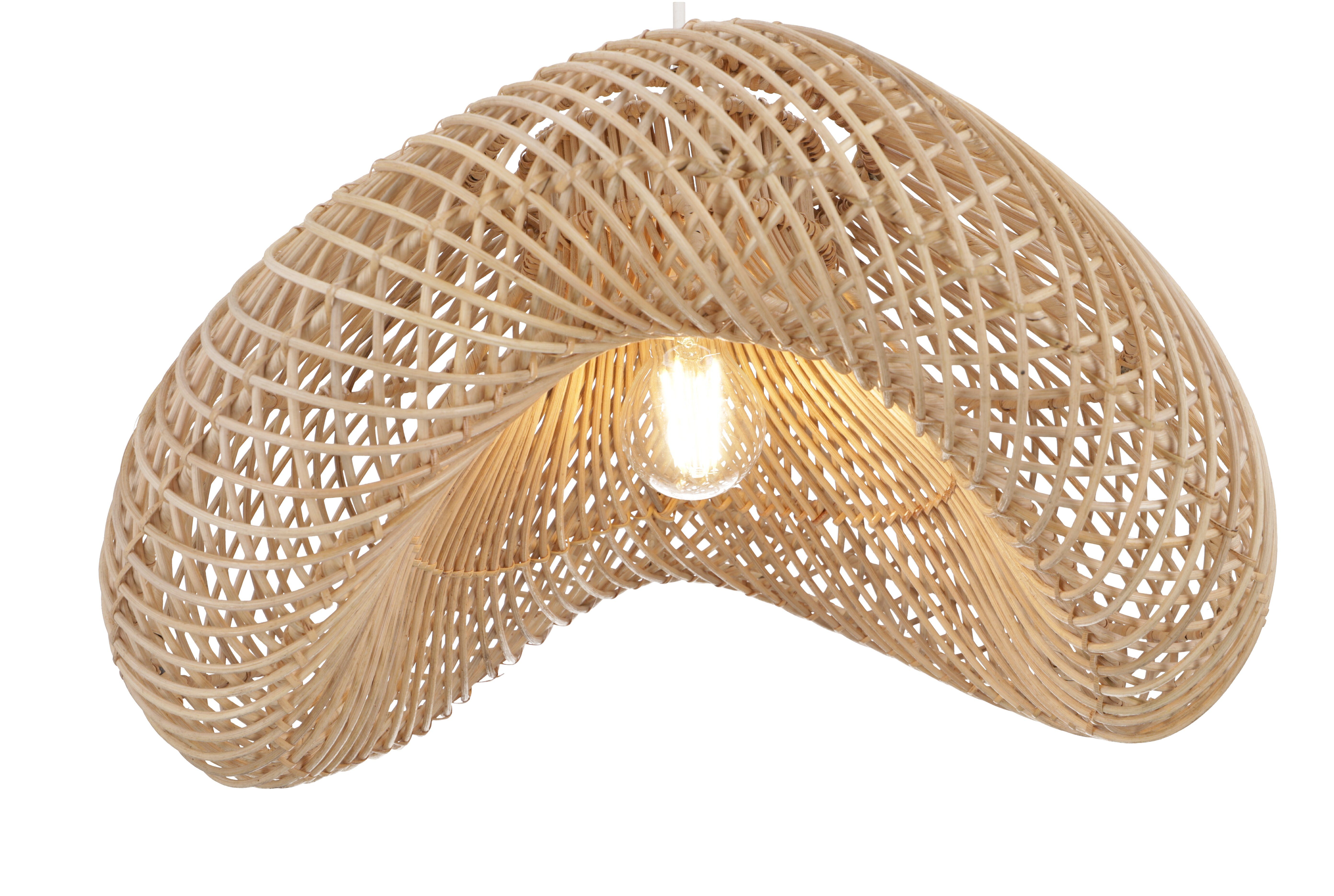 Molina Bali inklusive Leuchtmittel nicht Deckenleuchten in 37 cm handgemacht Modell Deckenlampe, aus.., Guru-Shop