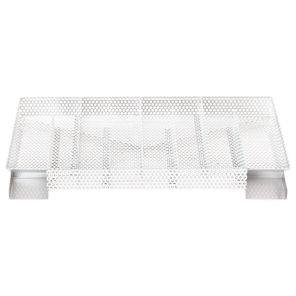 vidaXL Grillspieß Kaltrauchgenerator 8-Kammer 35 cm Edelstahl