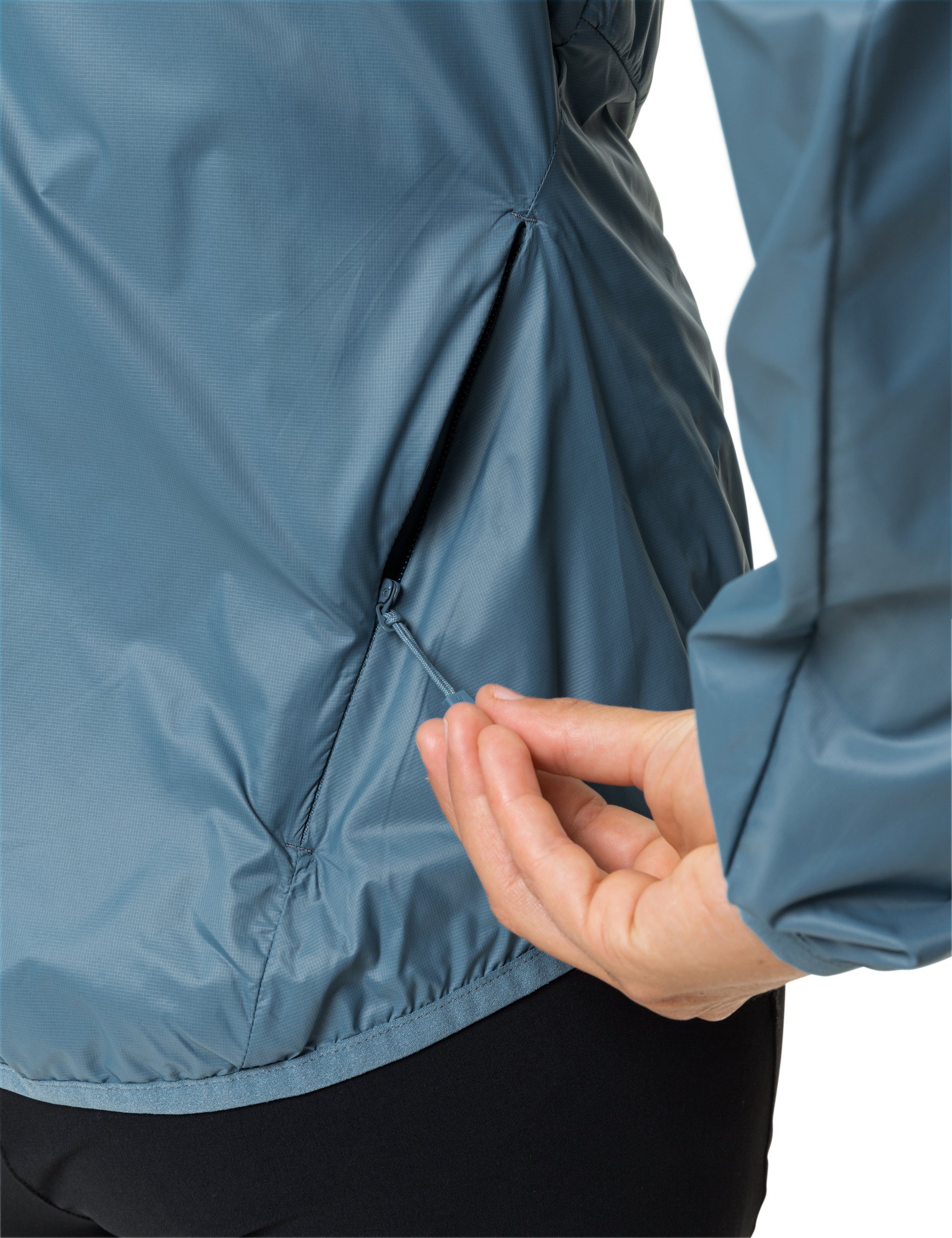 gray Jacket Light VAUDE Outdoorjacke Women's Minaki blue Klimaneutral kompensiert (1-St)