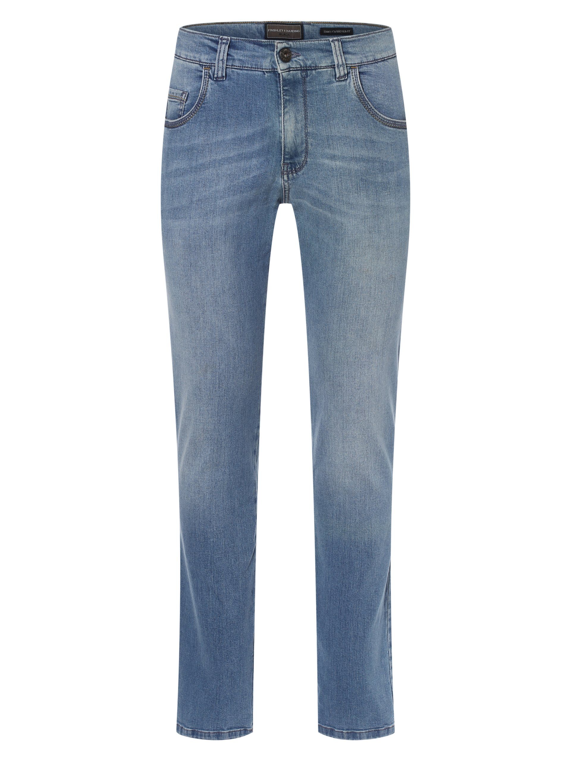 Finshley & Harding Tapered-fit-Jeans Timmy medium stone