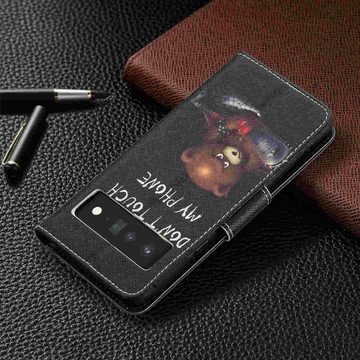 Wigento Handyhülle Für Google Pixel 6 Pro Kunstleder Handy Tasche Book Motiv 1 Schutz Hülle Case Cover Etui Neu
