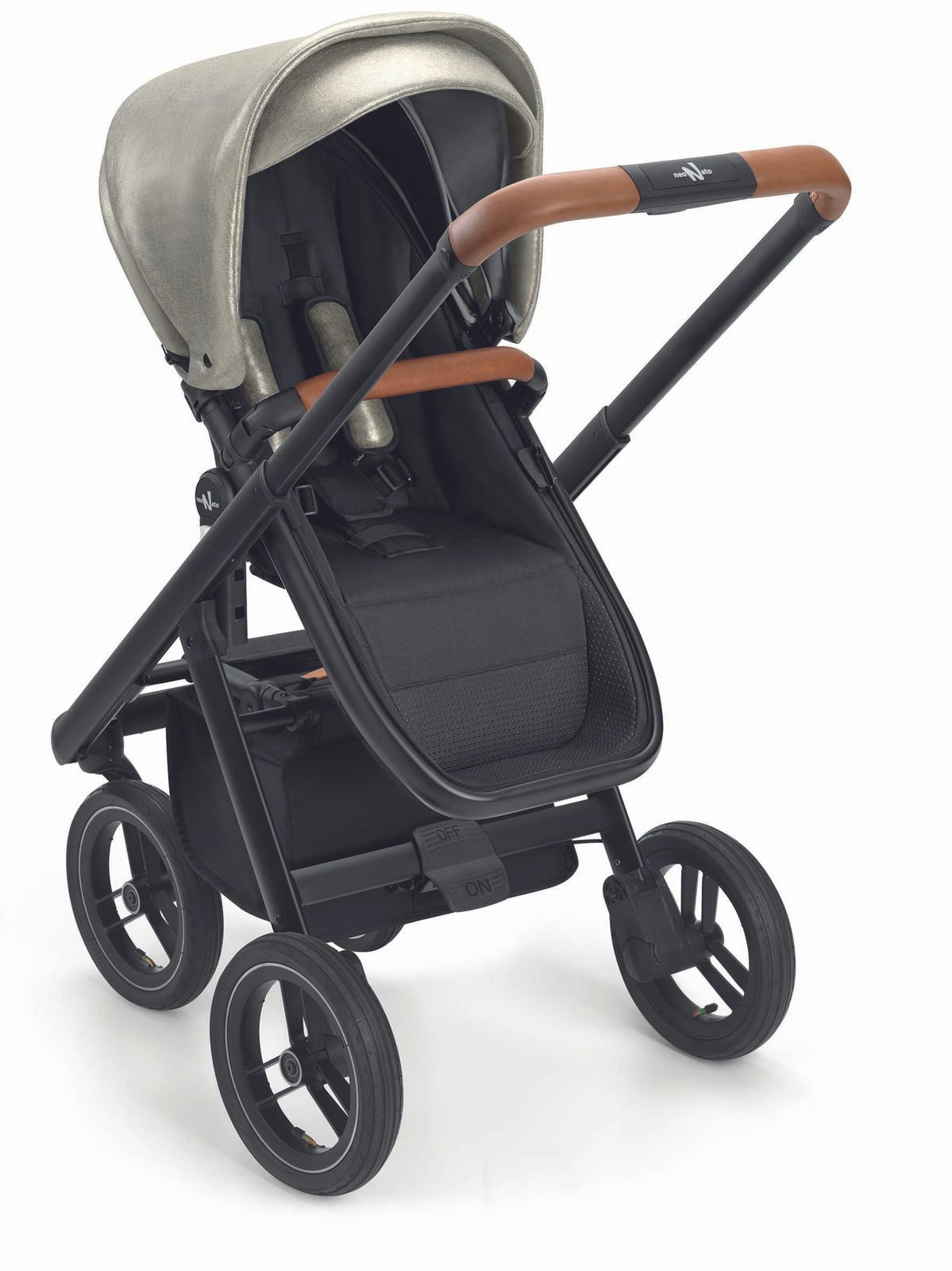 CAM Kombi-Kinderwagen Puro Urban Kombi-Kinderwagen 2 in1 inkl. Regenschutz und Wickeltasche