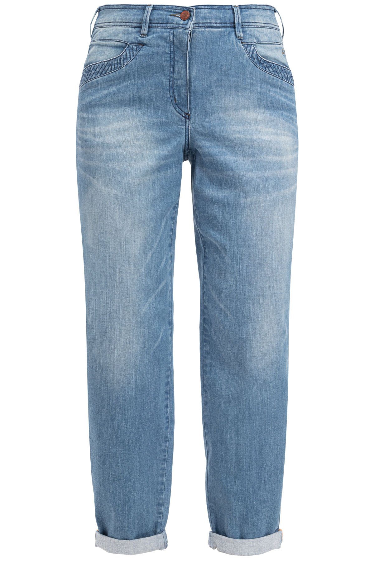 Recover Pants 5-Pocket-Jeans Amira Blau