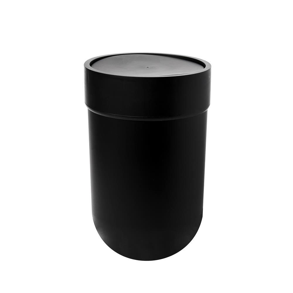 Umbra Kosmetikeimer Touch, 6L Abfalleimer mit Schwingdeckel, Badezimmereimer