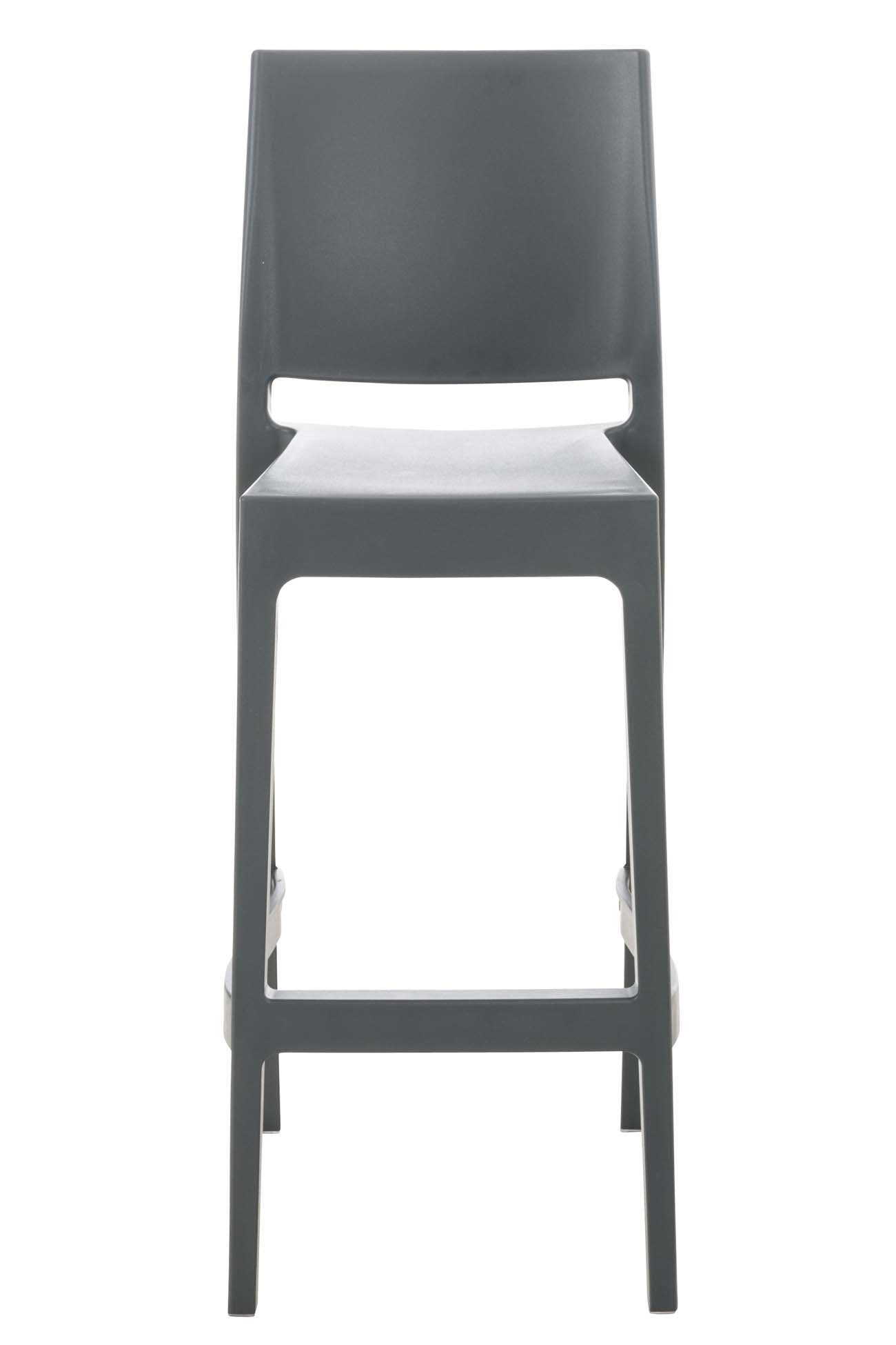 CLP Barhocker Maya (1er, 1 St., 1er), Outdoor, aus hochwertigem Kunststoff, stapelbar