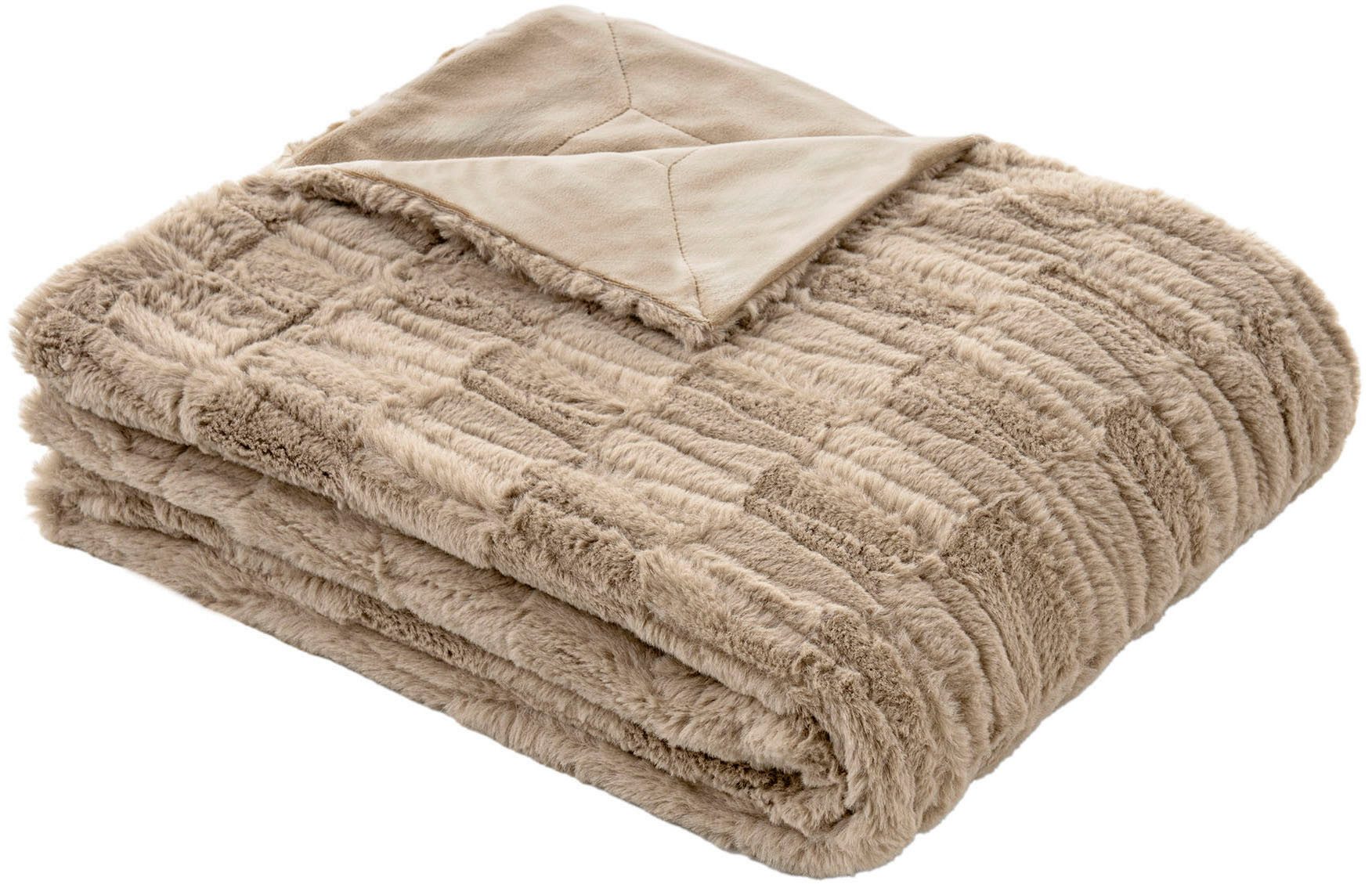 Wohndecke bugatti Wohndecke Felloptik, bugatti, besonders weich günstig online kaufen