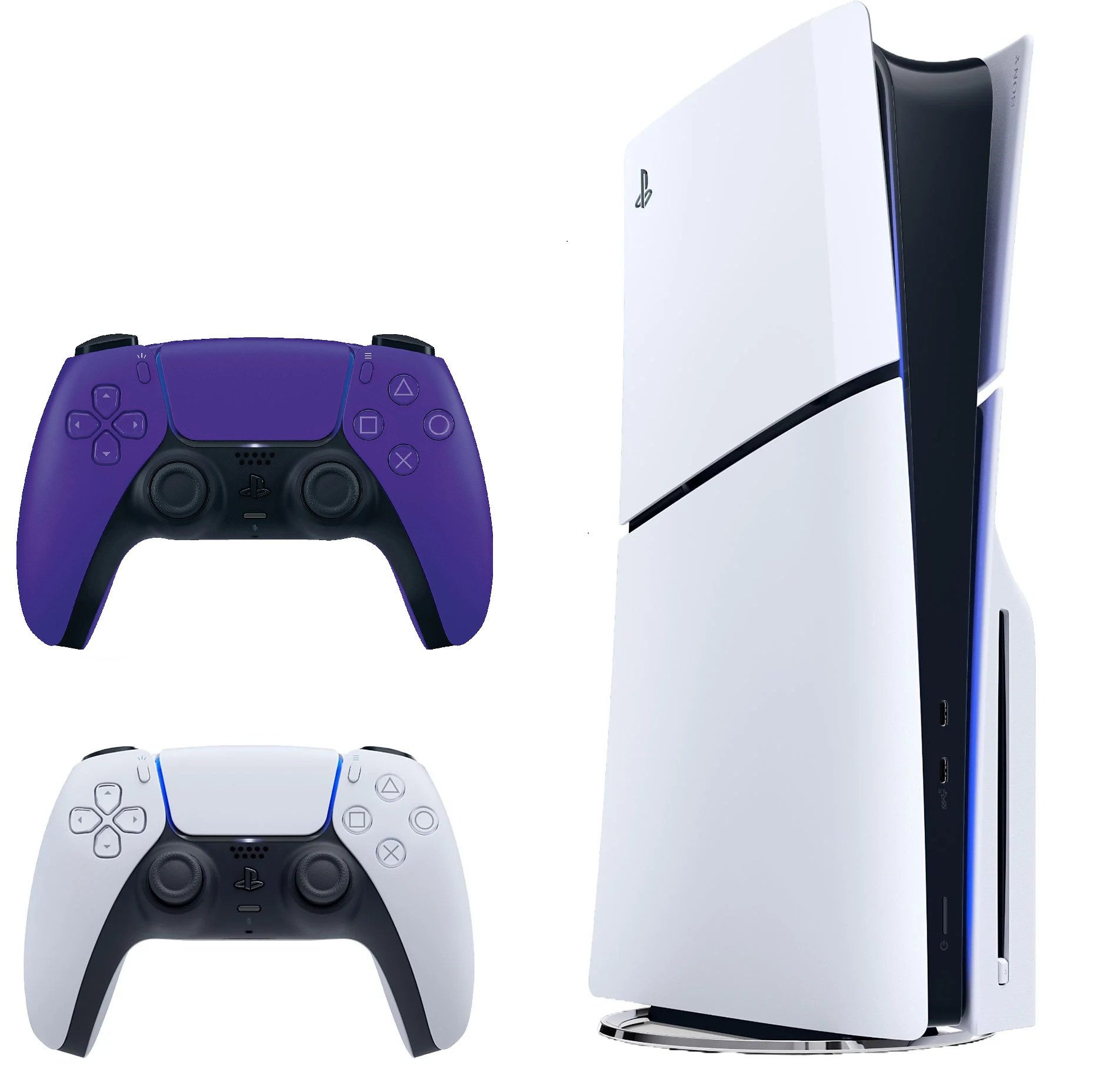 Playstation Playstation 5 Slim 1TB mit Blu-ray Laufwerk + 2 Controller Wunschfarbe