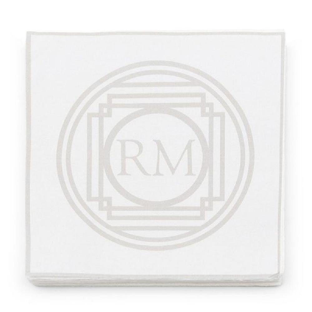 Serviettenhalter Papier Servietten Steven RM Monogram (24-teilig)
