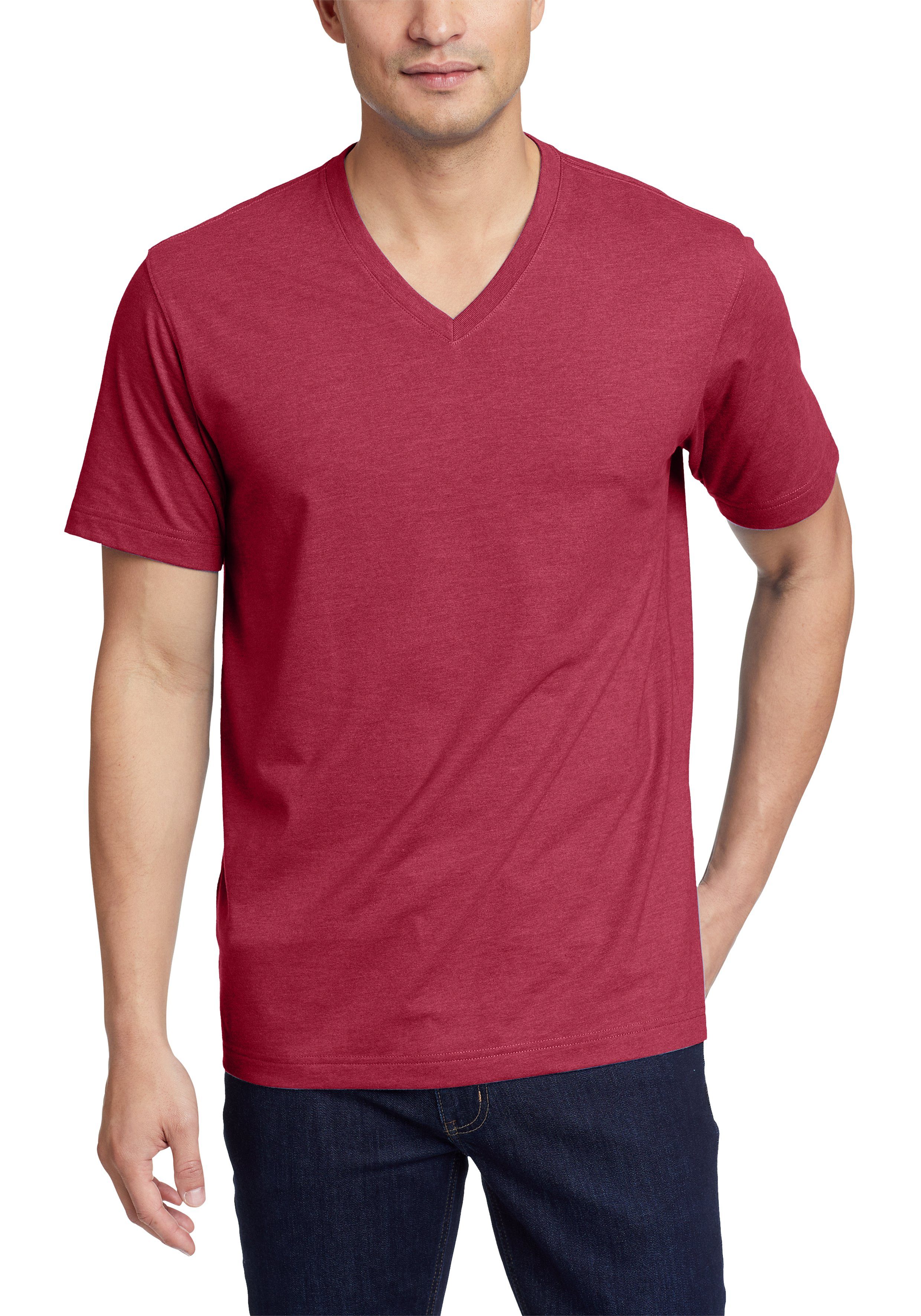 Eddie Bauer T-Shirt Legend Wash Pro - Kurzarm mit V-Ausschnitt