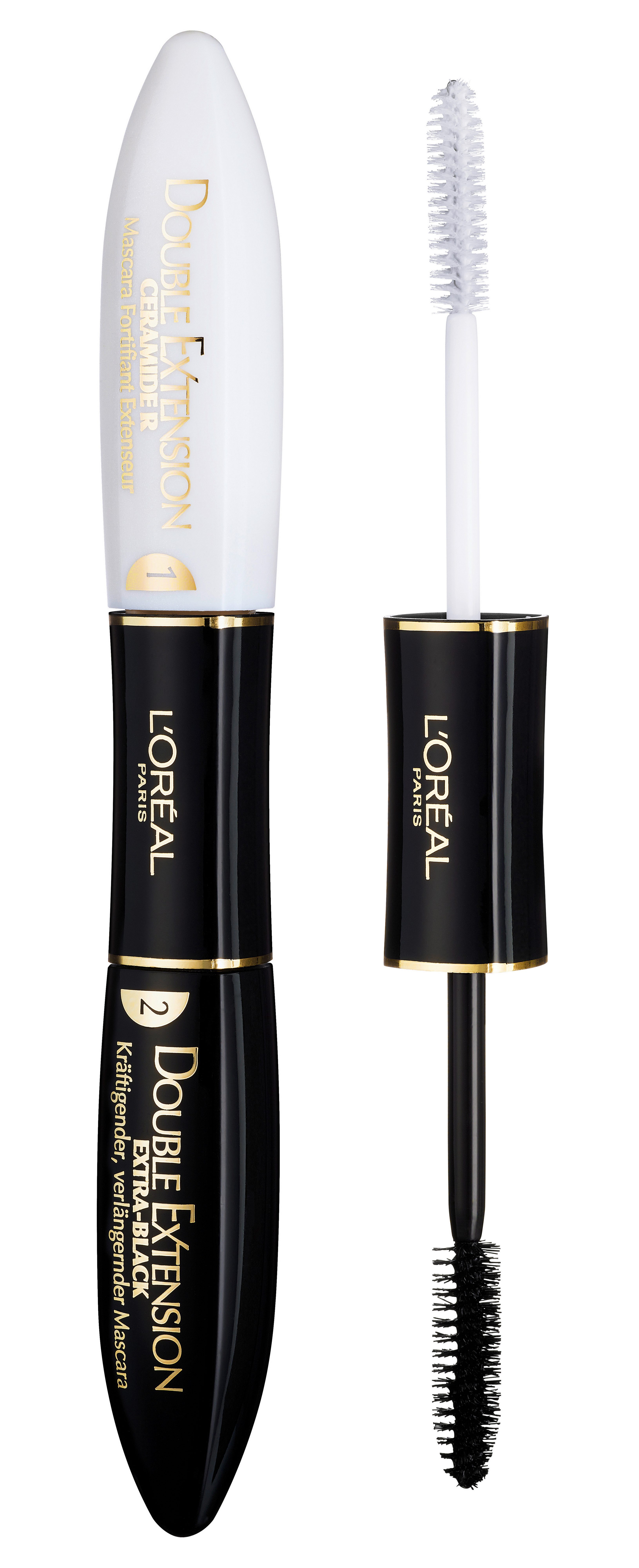 L'ORÉAL PARIS Mascara DOUBLE EXTENSION MASCARA, mit feinen Fasern