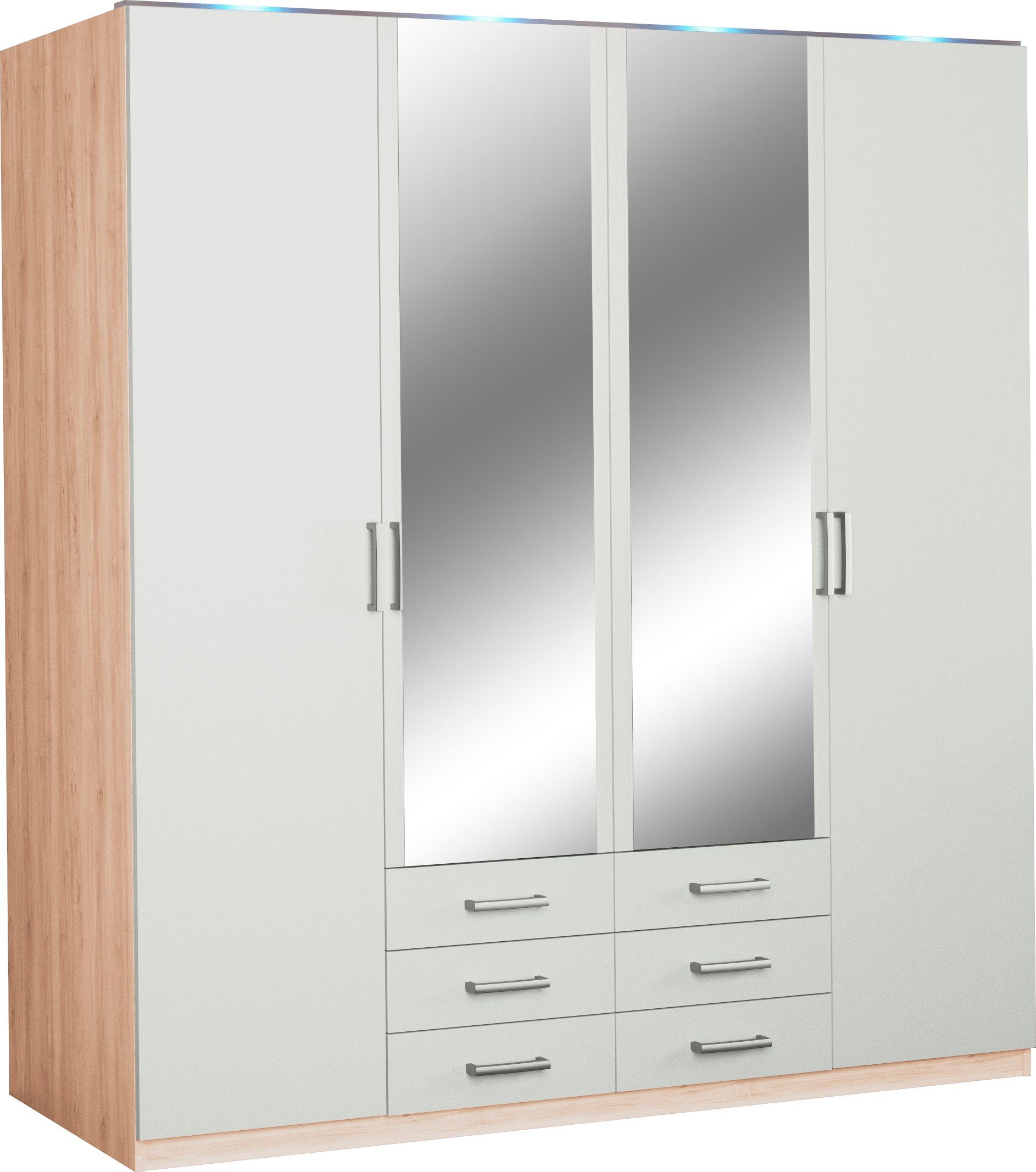 priess Kleiderschrank "Amsterdam", mit oder ohne LED-Beleuchtung günstig online kaufen