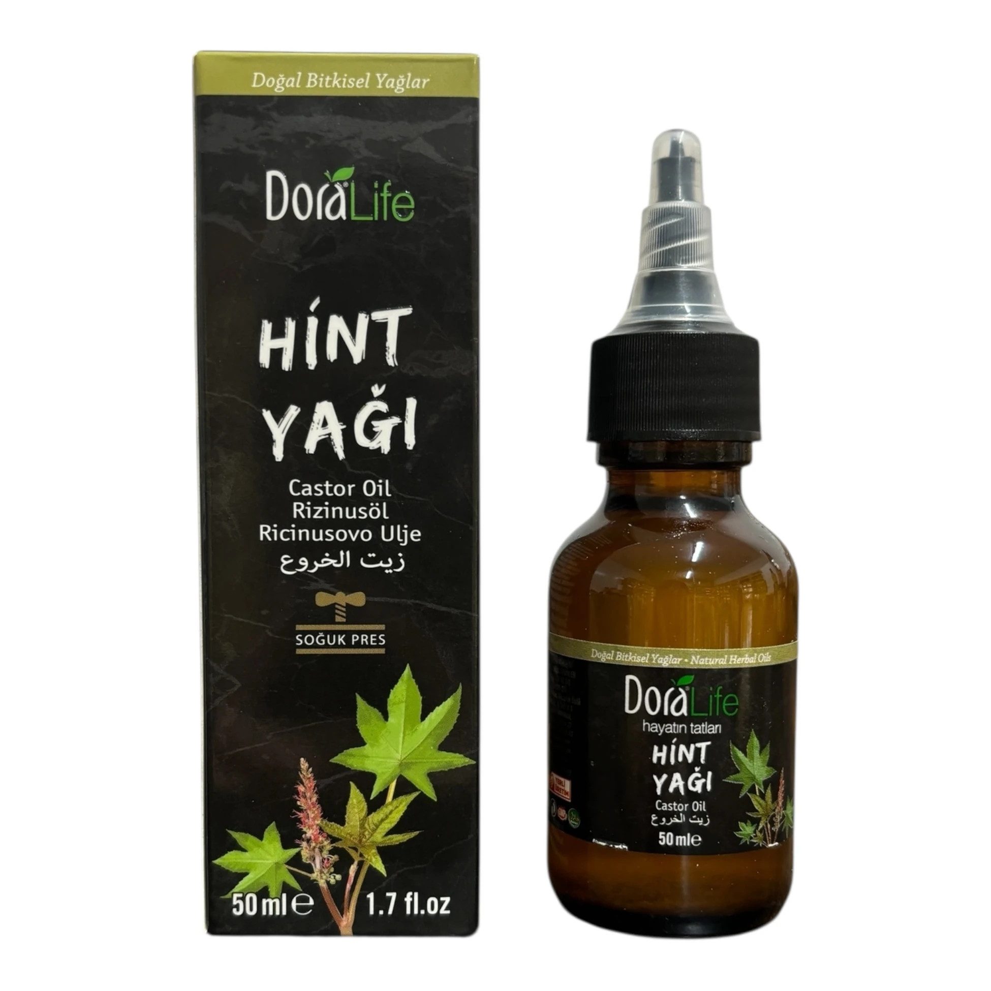 DoraLife Körperöl, Rizinusöl 50 ml