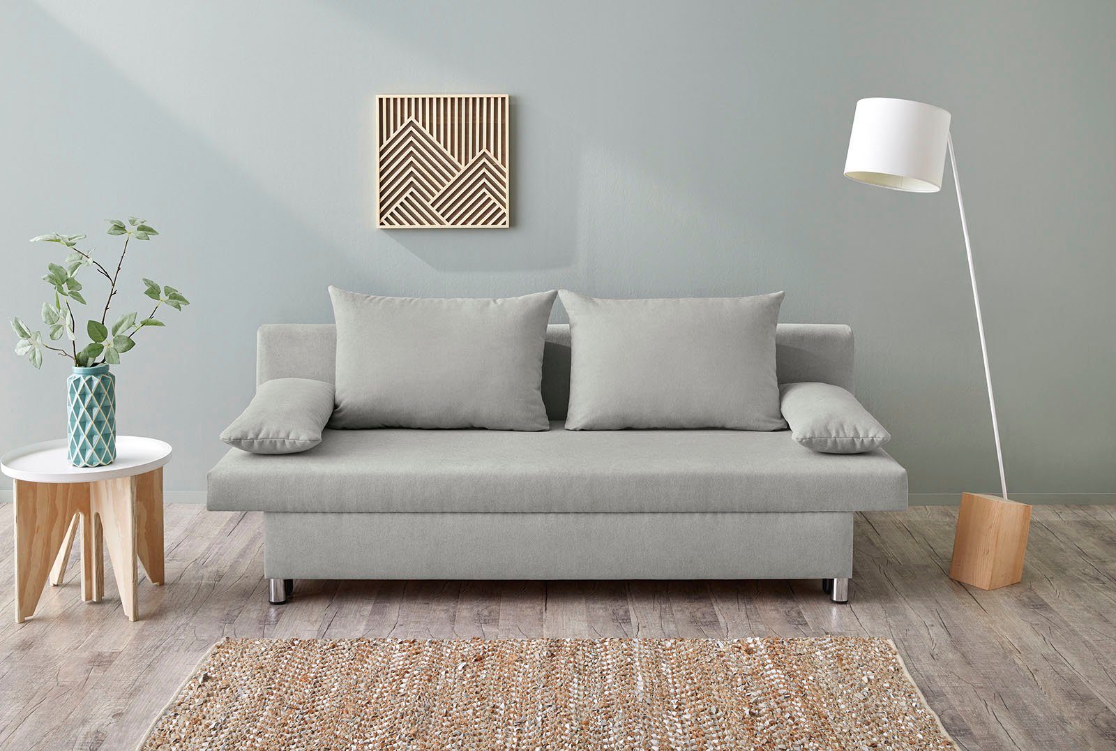 Jockenhöfer Gruppe Schlafsofa B: 191 cm, Liegefl. 120x191 cm, mit Bettfunkt günstig online kaufen