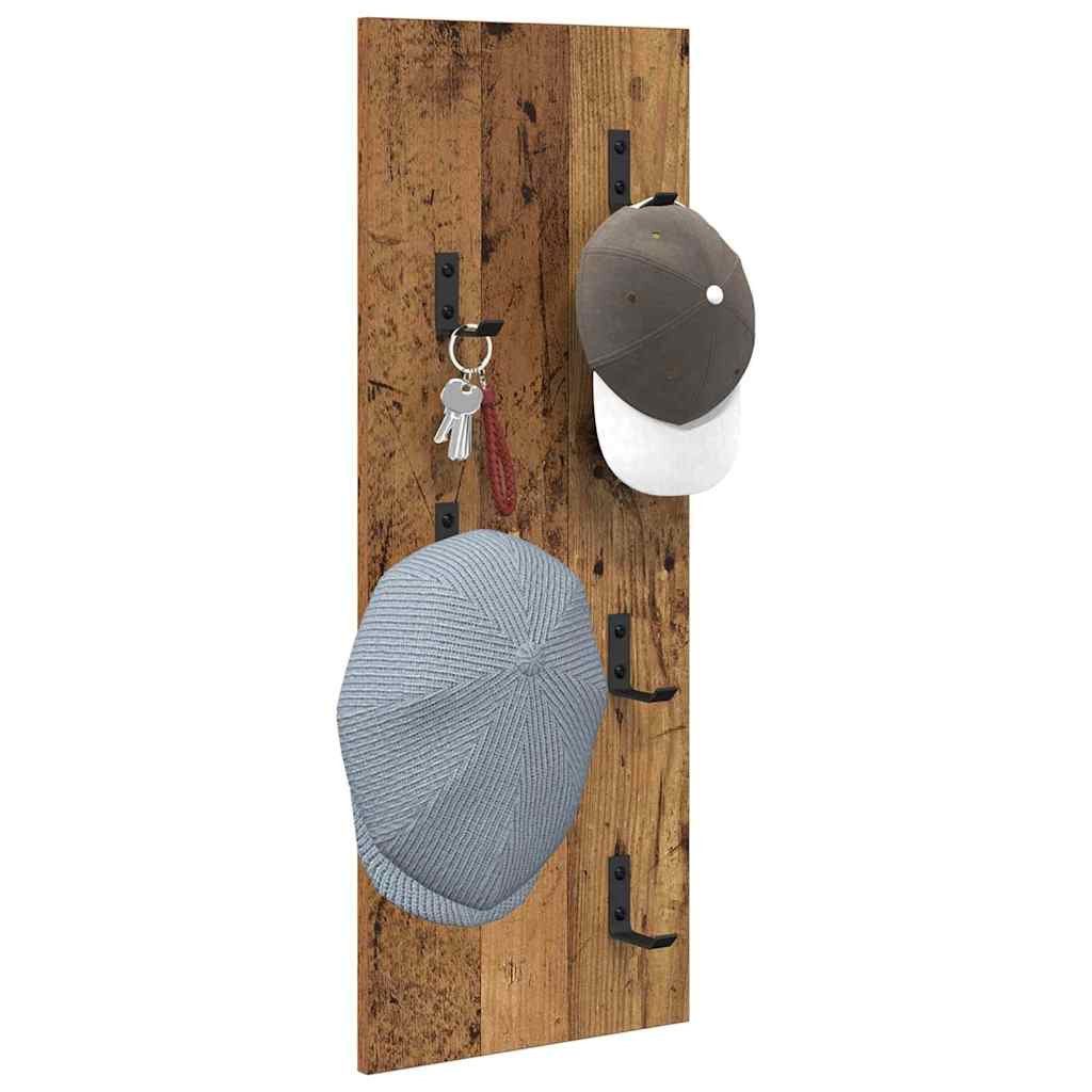vidaXL Regal Wandmontierter Kleiderständer Altholz 30 günstig online kaufen
