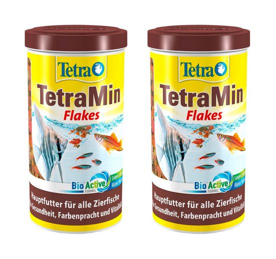 Tetra Fischfutter »TetraMin Flakes«, Flockenfutter 2x1 Liter