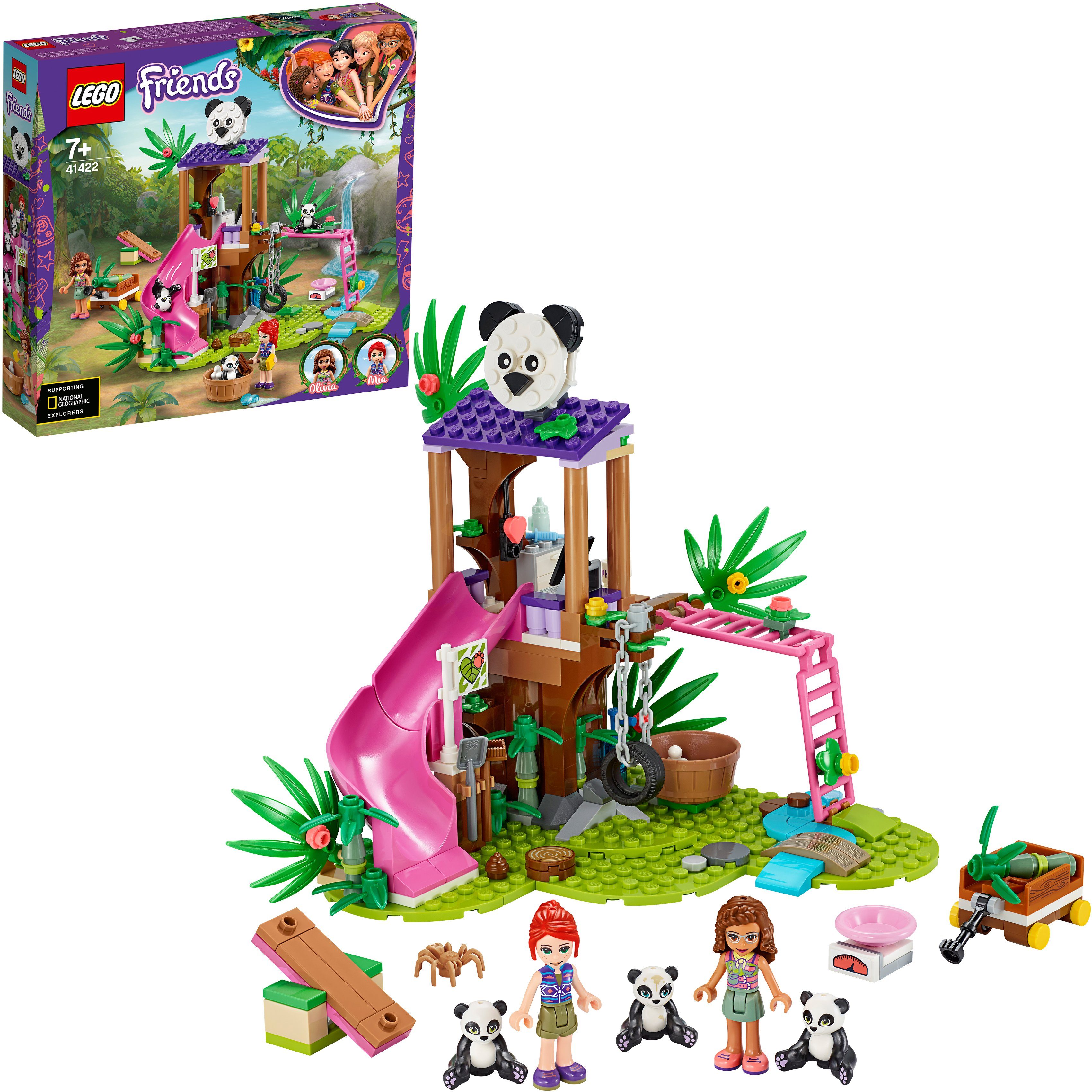 Image of LEGO 41422 Panda Rettungsstation Bausatz, Mehrfarbig