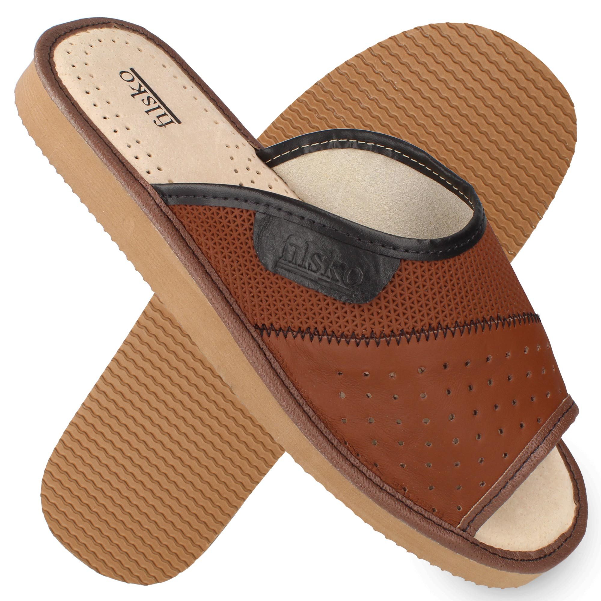 filsko Hartberg Herren Hausschuh (1 Paar, mit EVA Laufsohle) Memory-Foam